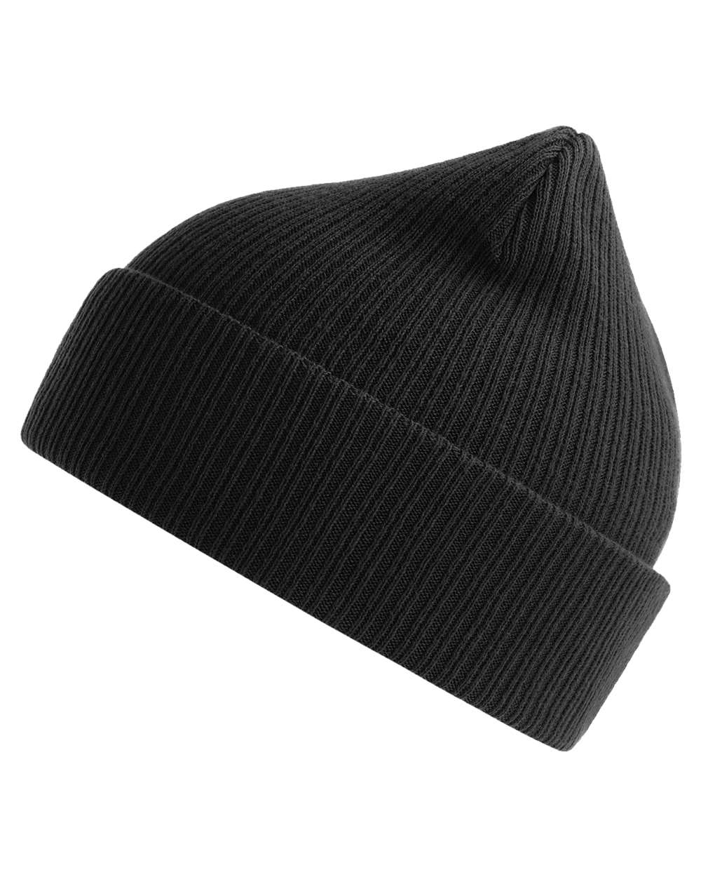 Sustainable Cuffed Beanie - DirectSide - B02795500 - Black