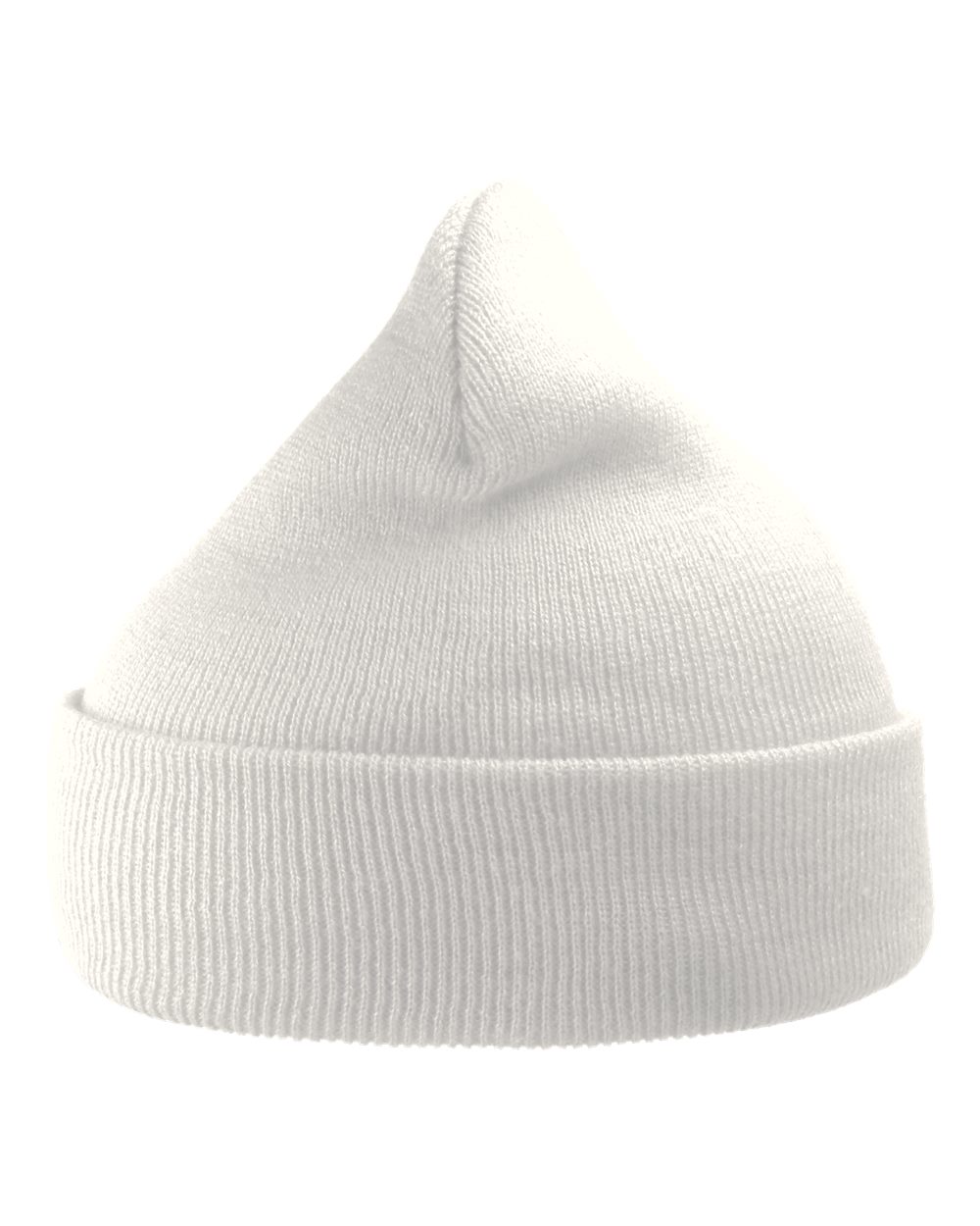 Sustainable 12" Knit Beanie - Back - B20695000 - White