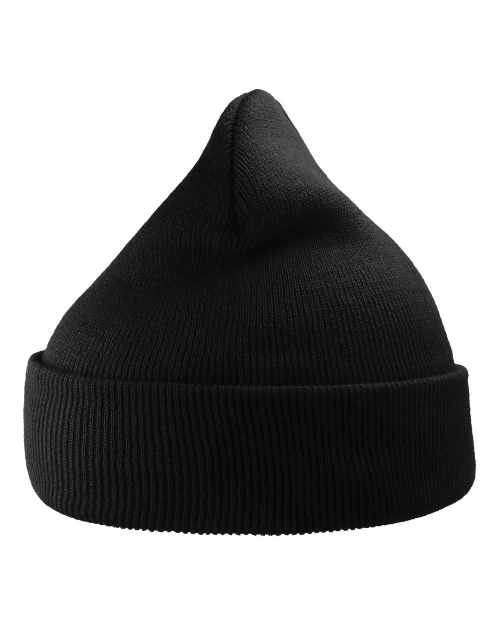 Sustainable 12" Knit Beanie - Back - B20695500 - Black