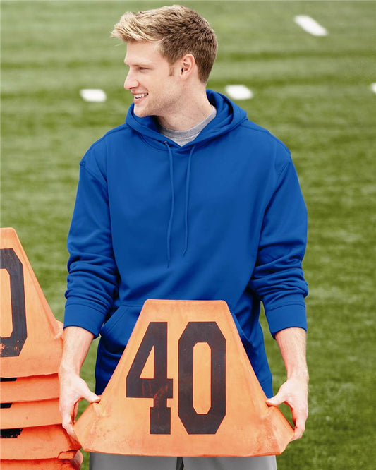 Men's Wicking Fleece Hooded Sweatshirt - styleImage