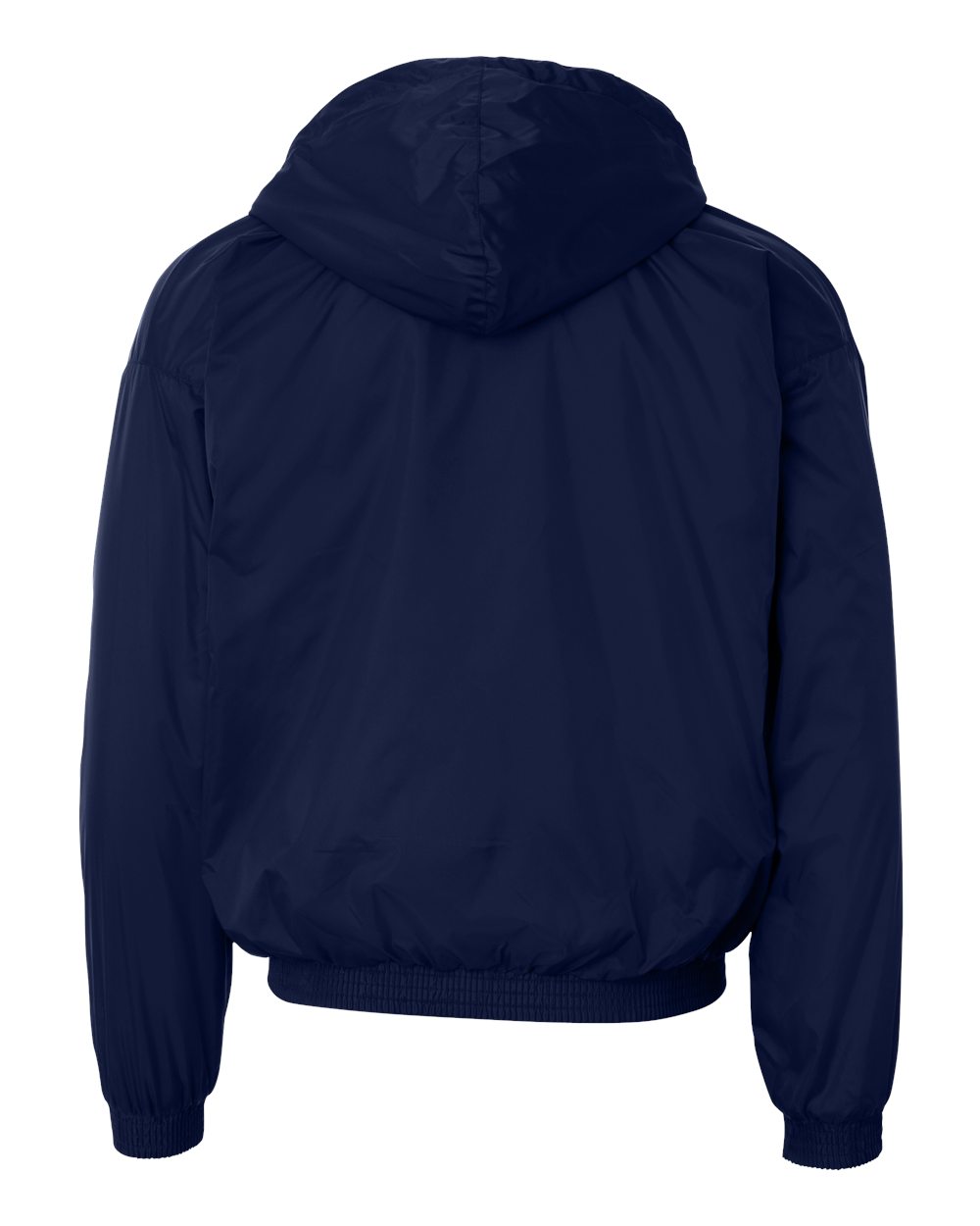 Unisex Fleece Lined Hooded Jacket - Back - B62334653 - Navy
