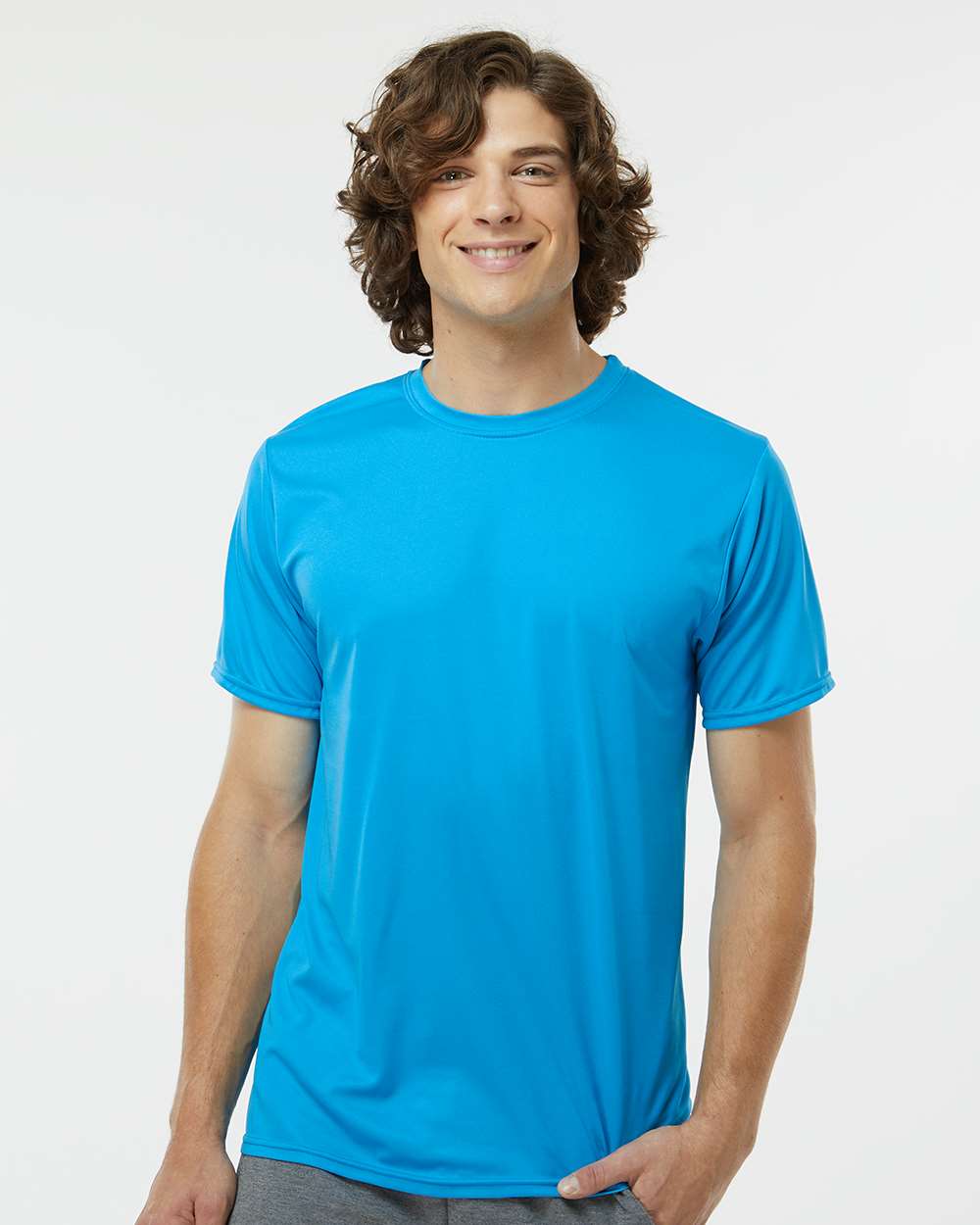 Unisex Nexgen Performance T-Shirt - OnModelFront - B82534253 - Power Blue