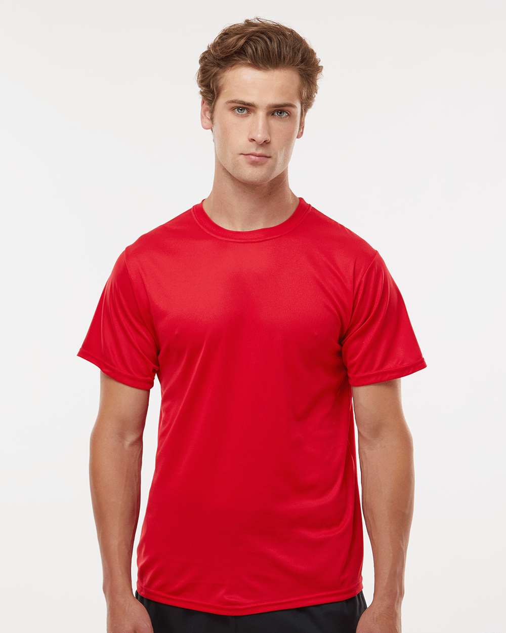Unisex Nexgen Performance T-Shirt - OnModelFront - B82534713 - Scarlet
