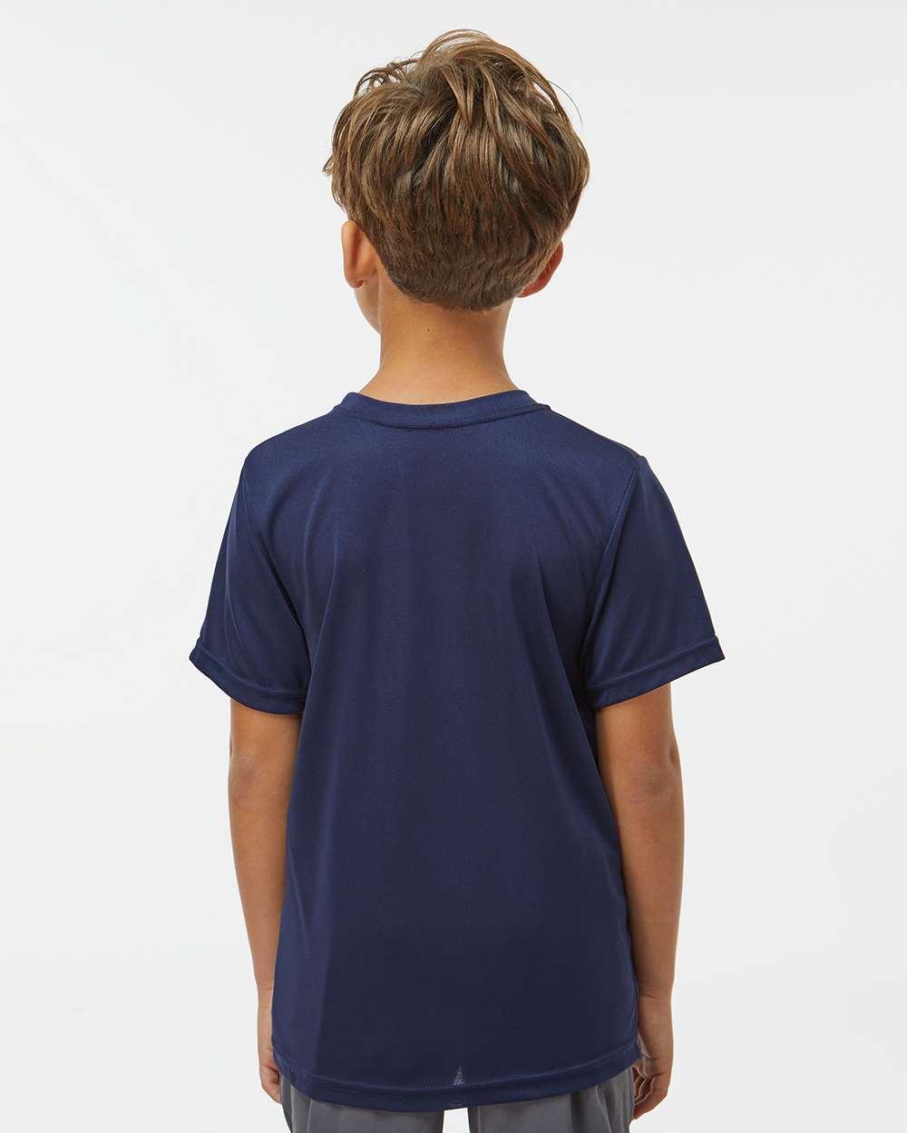 Youth Nexgen Performance T-Shirt - OnModelBack - B60234652 - Navy