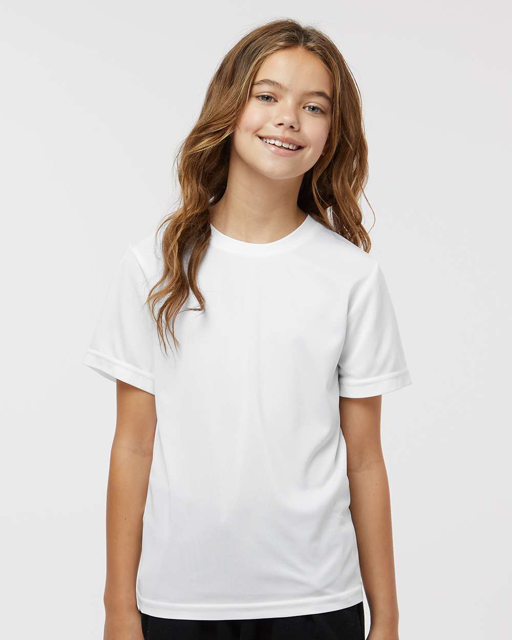 Youth Nexgen Performance T-Shirt - OnModelFront - B60234002 - White