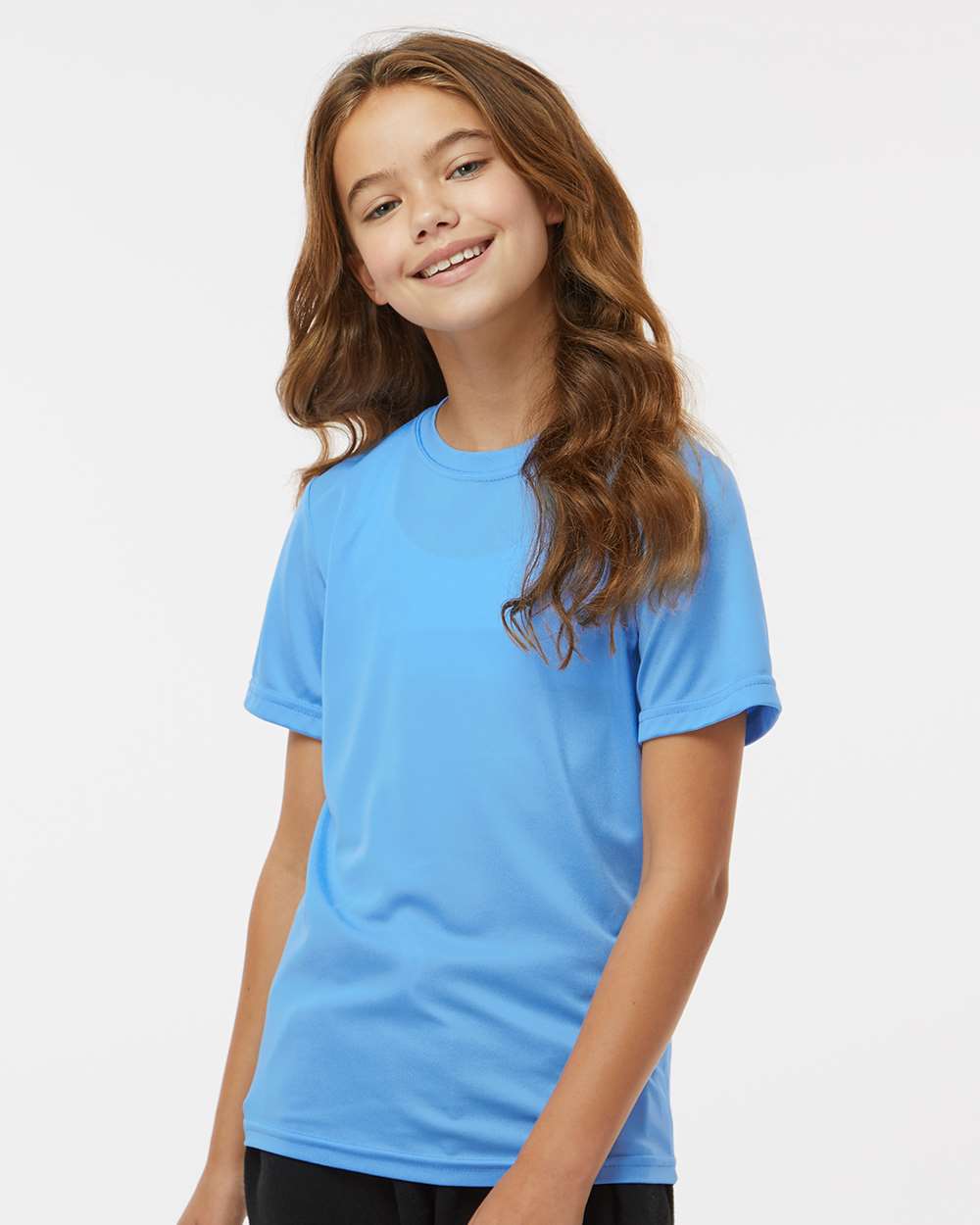 Youth Nexgen Performance T-Shirt - OnModelFront - B60234262 - Columbia Blue
