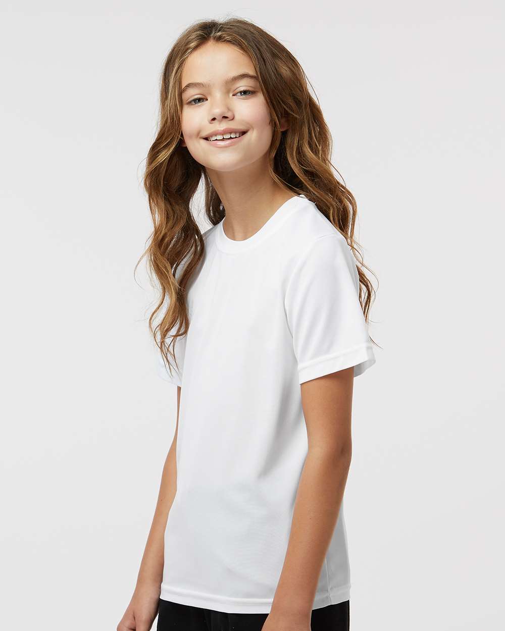 Youth Nexgen Performance T-Shirt - OnModelSide - B60234002 - White
