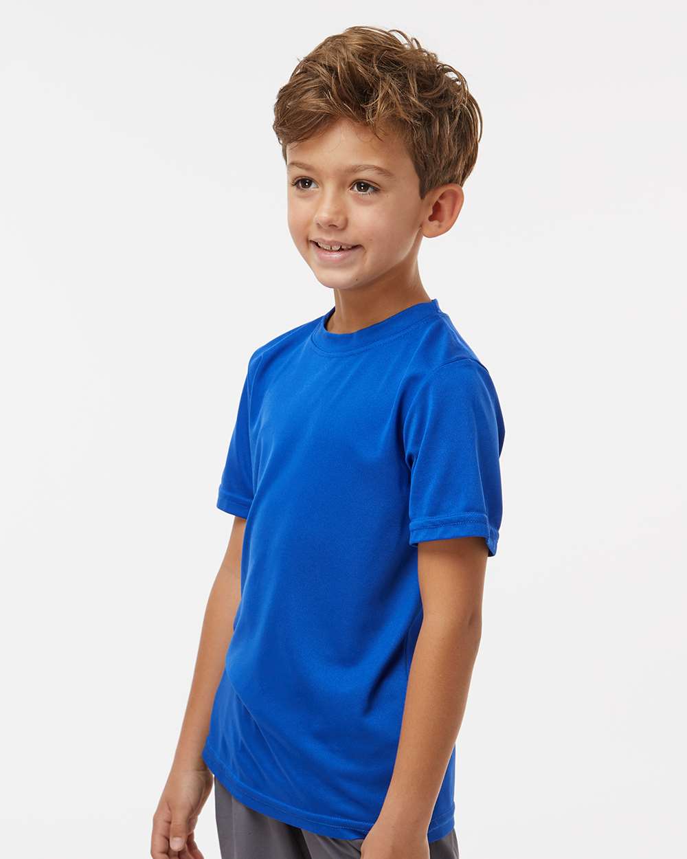 Youth Nexgen Performance T-Shirt - OnModelSide - B60234752 - Royal