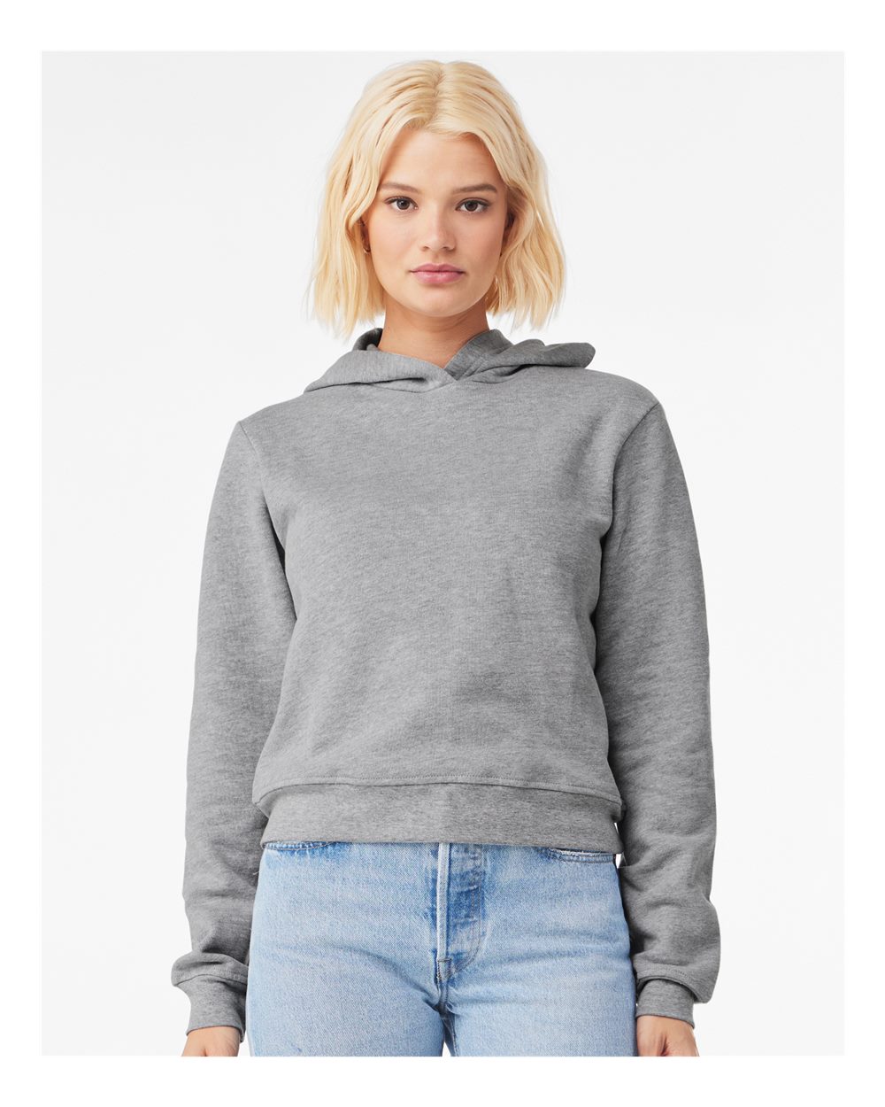 Women's Classic Hoodie - OnModelFront - B60106583 - Athletic Heather