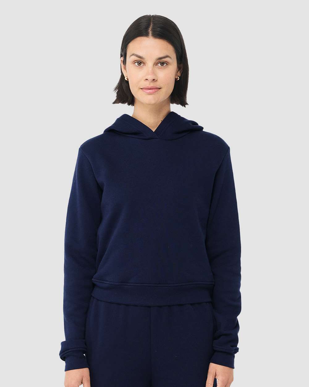 Women's Classic Hoodie - OnModelFront - B60106653 - Navy