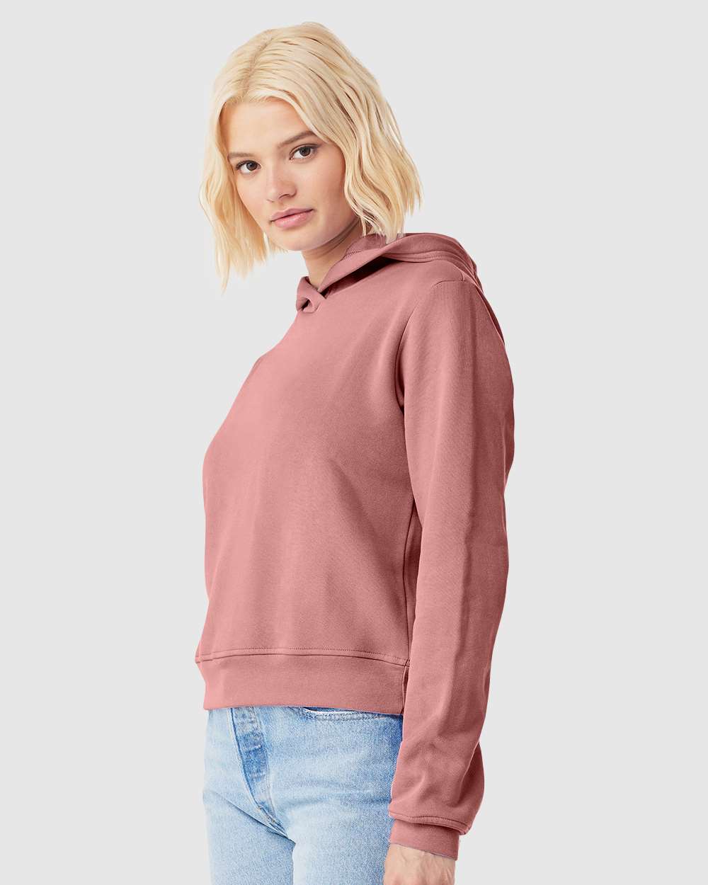 Women's Classic Hoodie - OnModelSide - B60106303 - Mauve