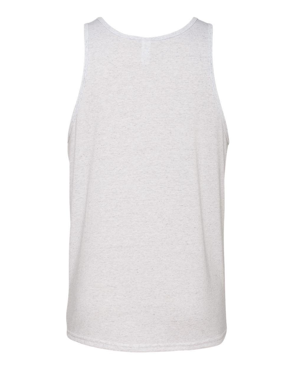 Unisex Triblend Tank - Back - B04206002 - White Fleck Triblend