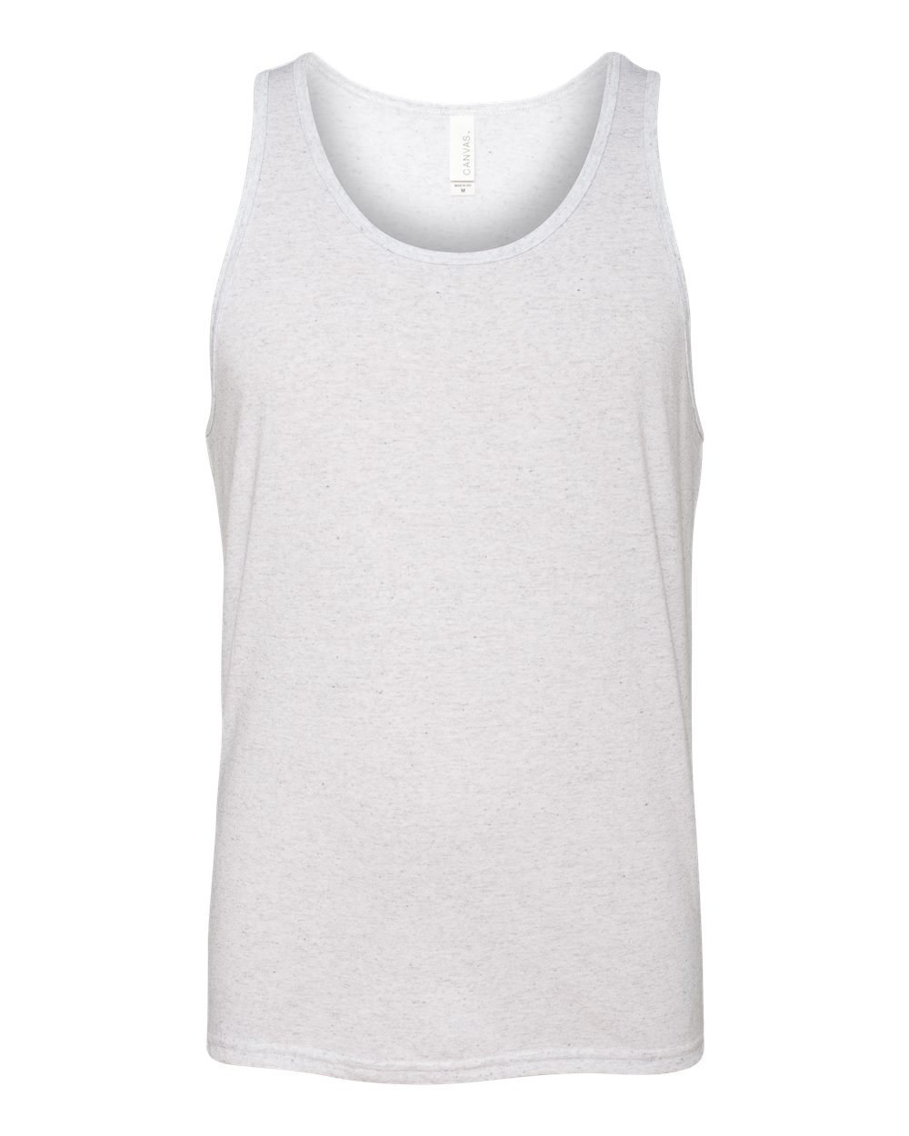 Unisex Triblend Tank - Front - B04206002 - White Fleck Triblend