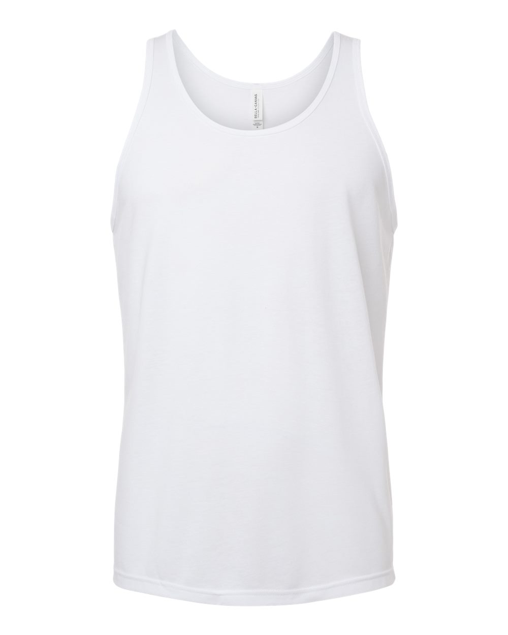 Unisex Triblend Tank - Front - B04206102 - Solid White Triblend