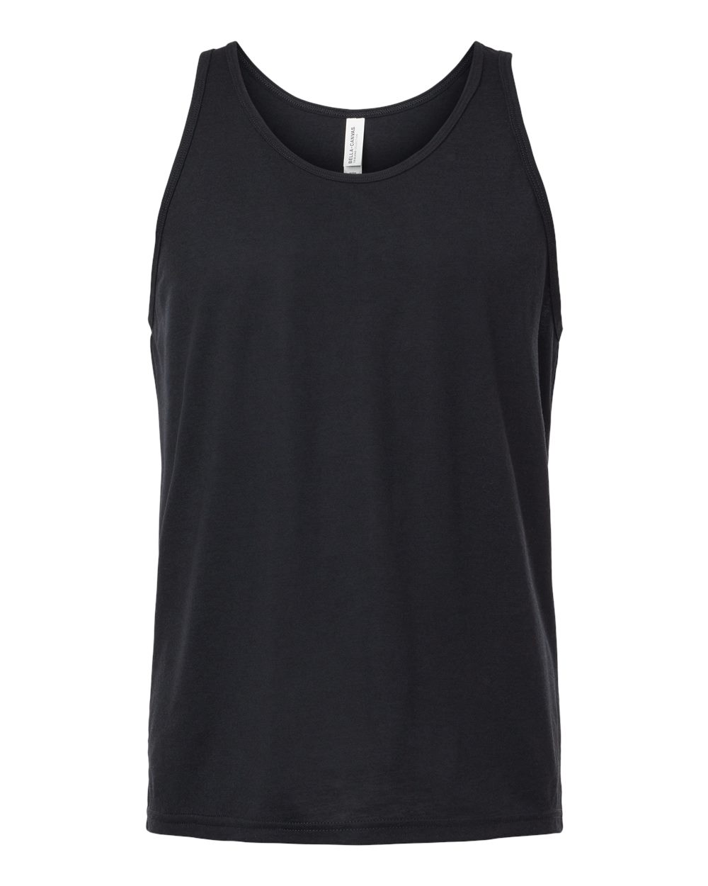 Unisex Triblend Tank - Front - B04206502 - Solid Black Triblend