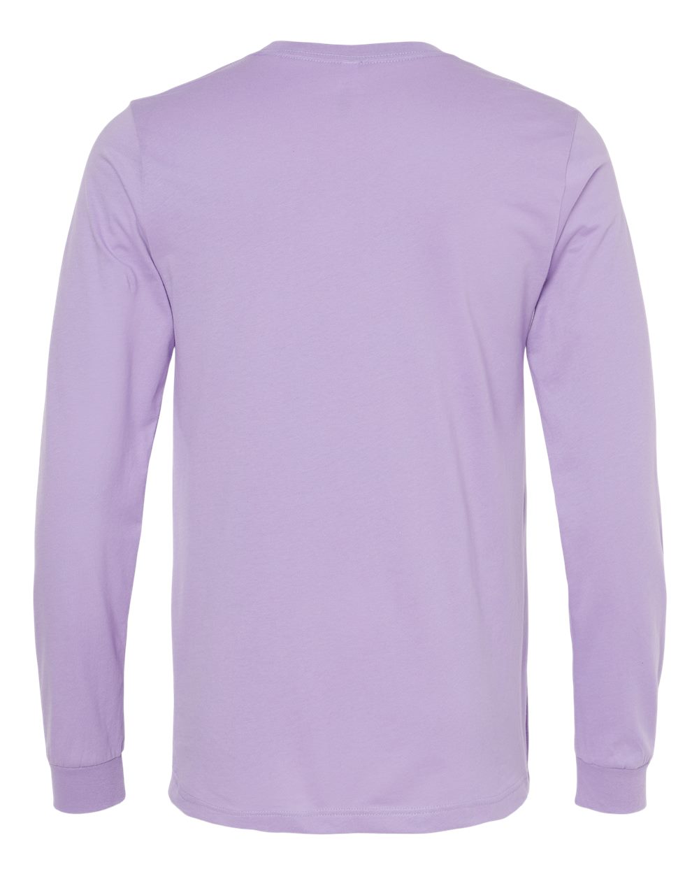 Unisex Jersey Long Sleeve Tee - Back - B05606172 - Dark Lavender