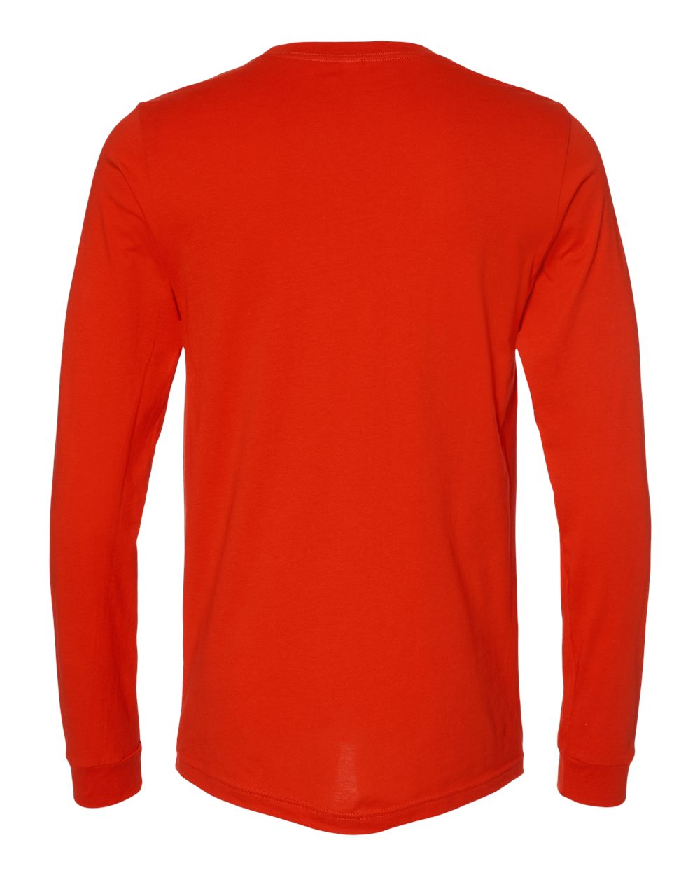 Unisex Jersey Long Sleeve Tee - Back - B05606402 - Poppy
