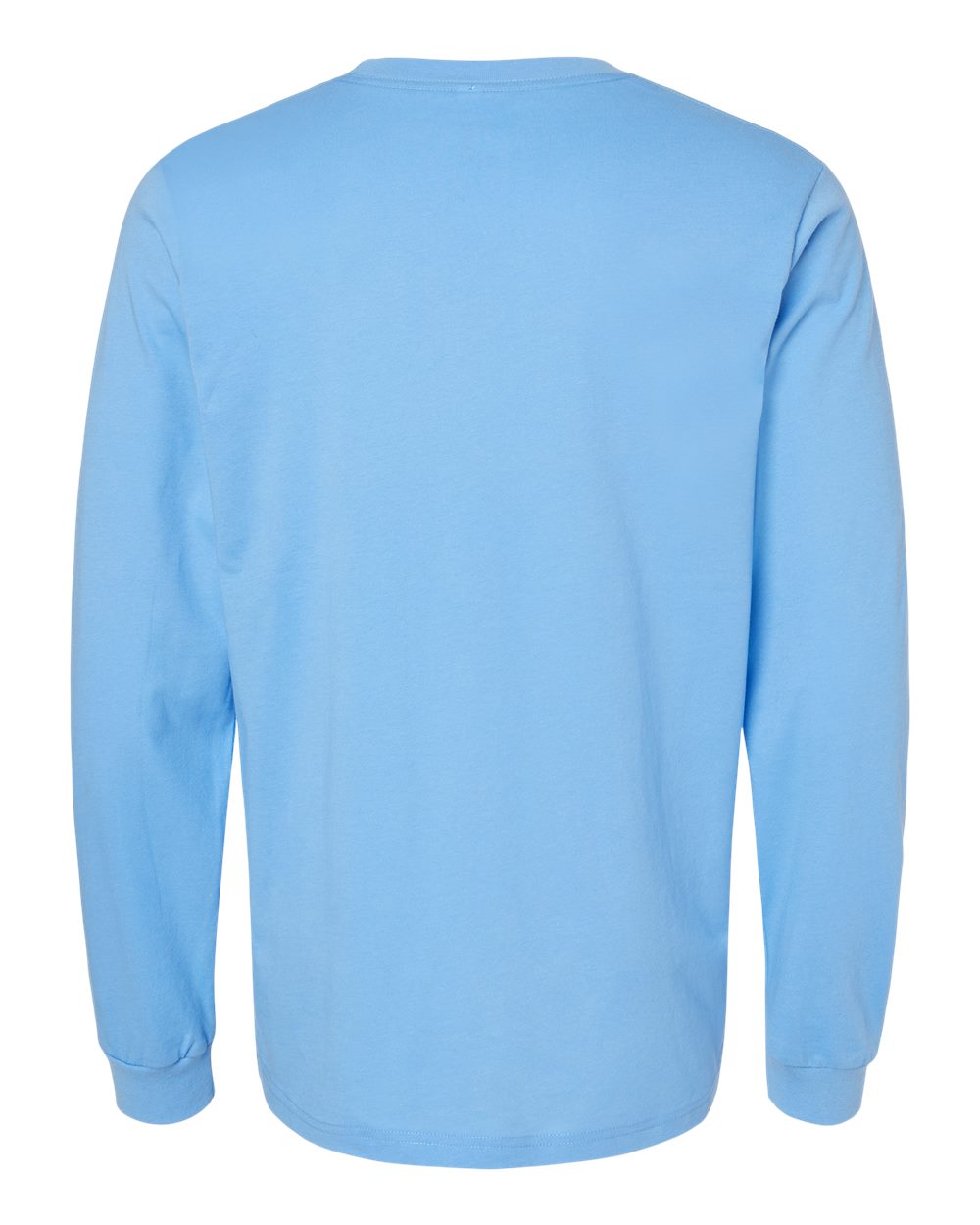 Unisex Jersey Long Sleeve Tee - Back - B05606512 - Carolina Blue