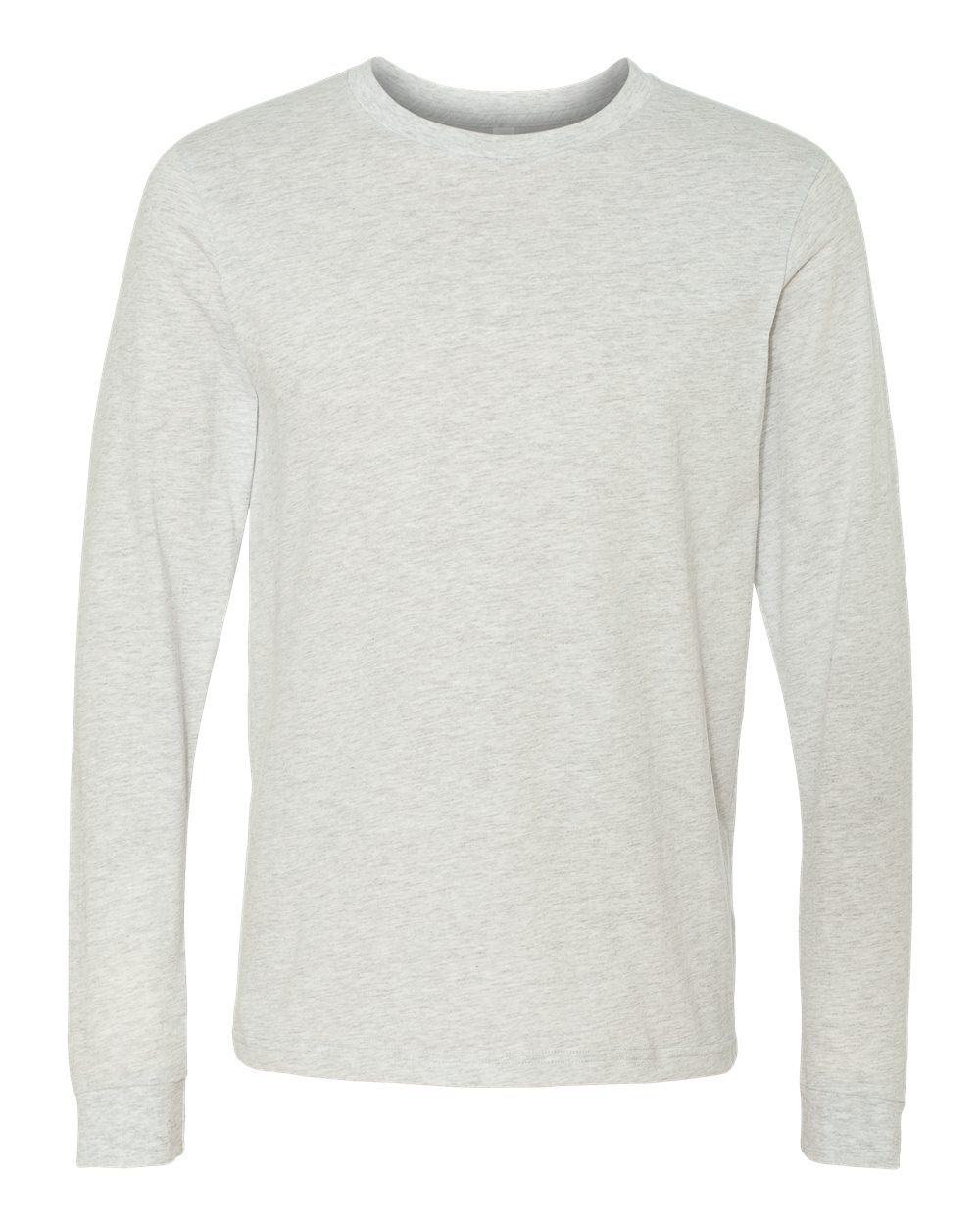 Unisex Jersey Long Sleeve Tee - Front - B05606022 - Ash
