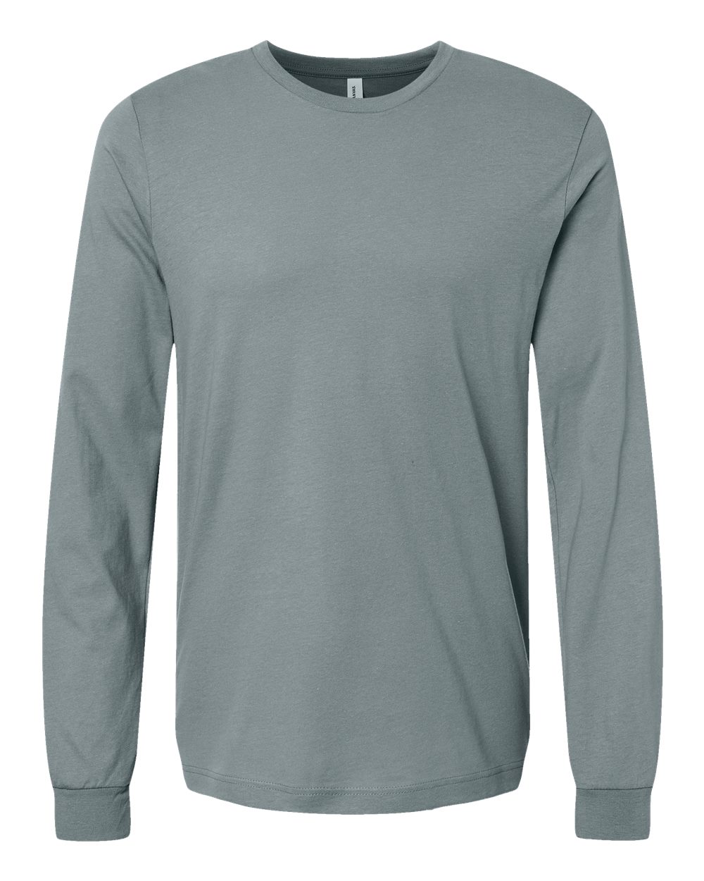 Unisex Jersey Long Sleeve Tee - Front - B05606272 - Blue Storm