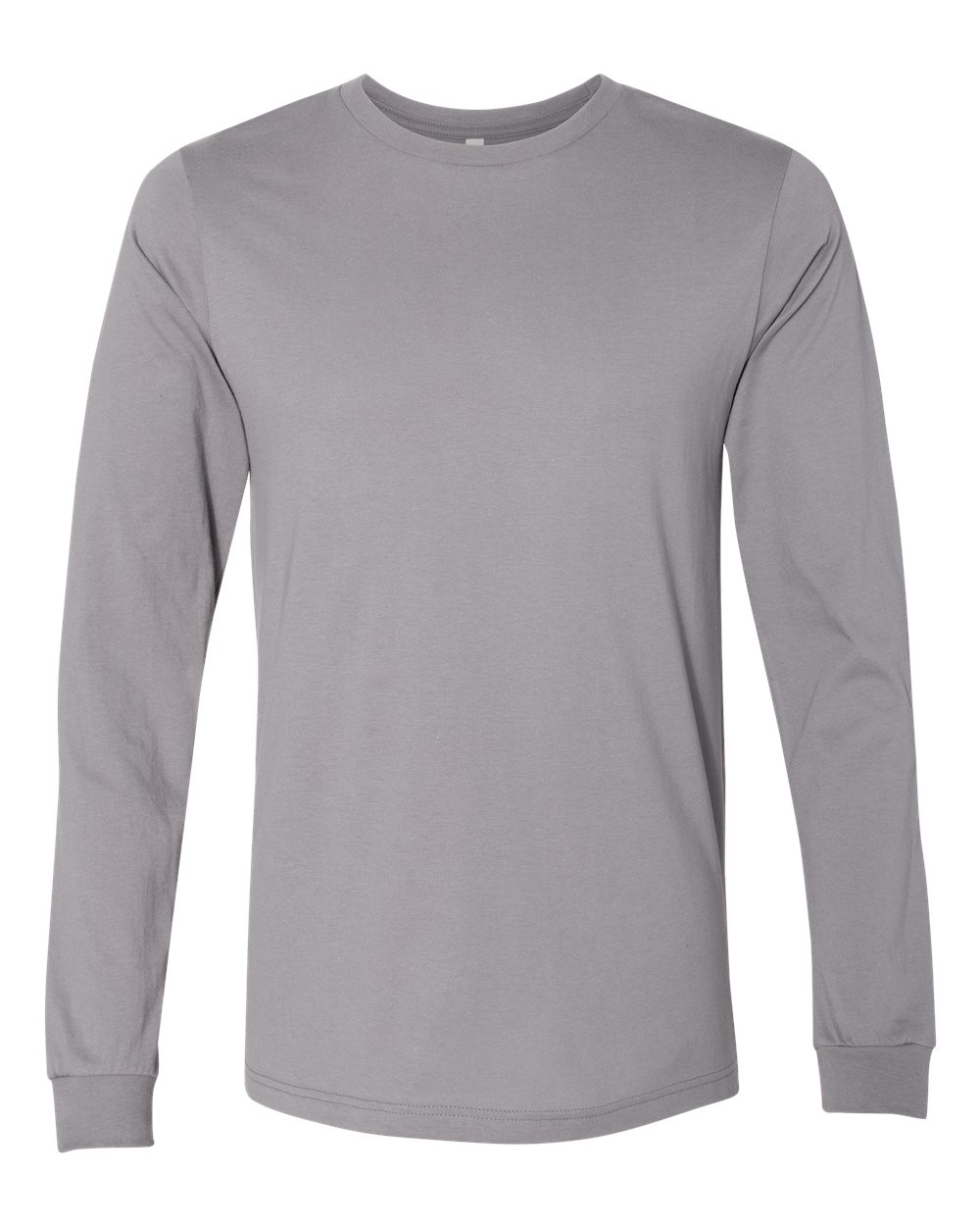 Unisex Jersey Long Sleeve Tee - Front - B05606852 - Storm