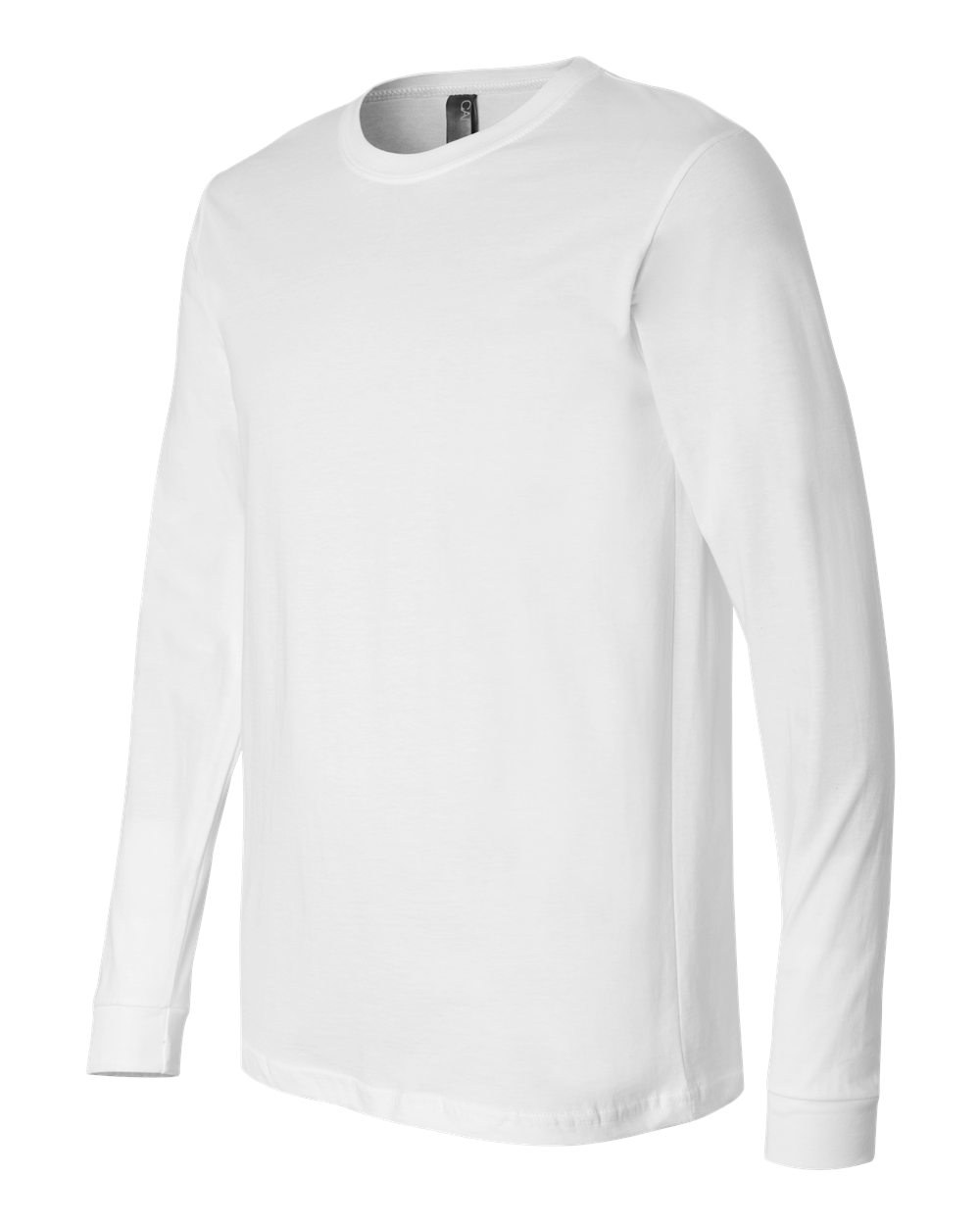 Unisex Jersey Long Sleeve Tee - Side - B05606002 - White