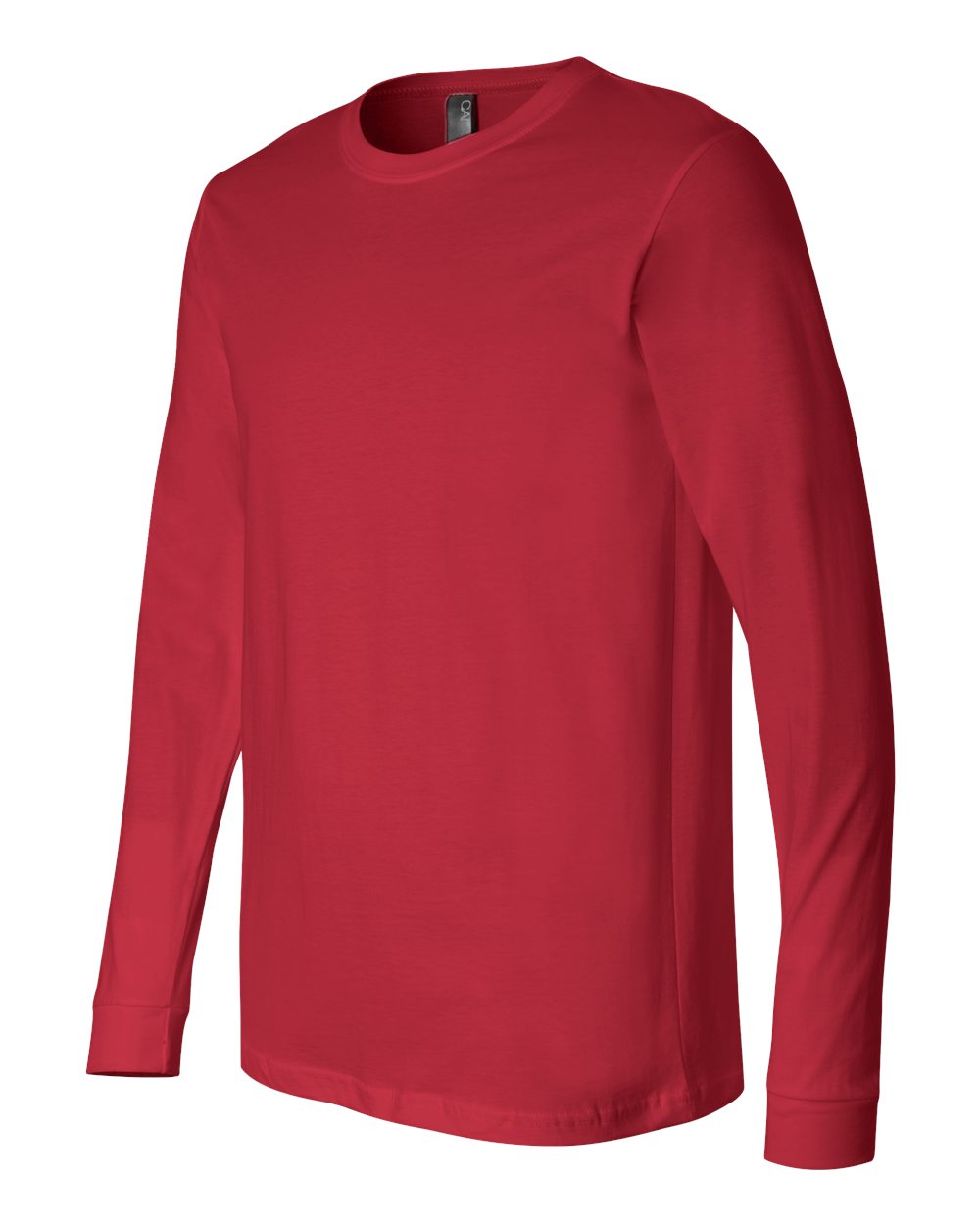 Unisex Jersey Long Sleeve Tee - Side - B05606702 - Red