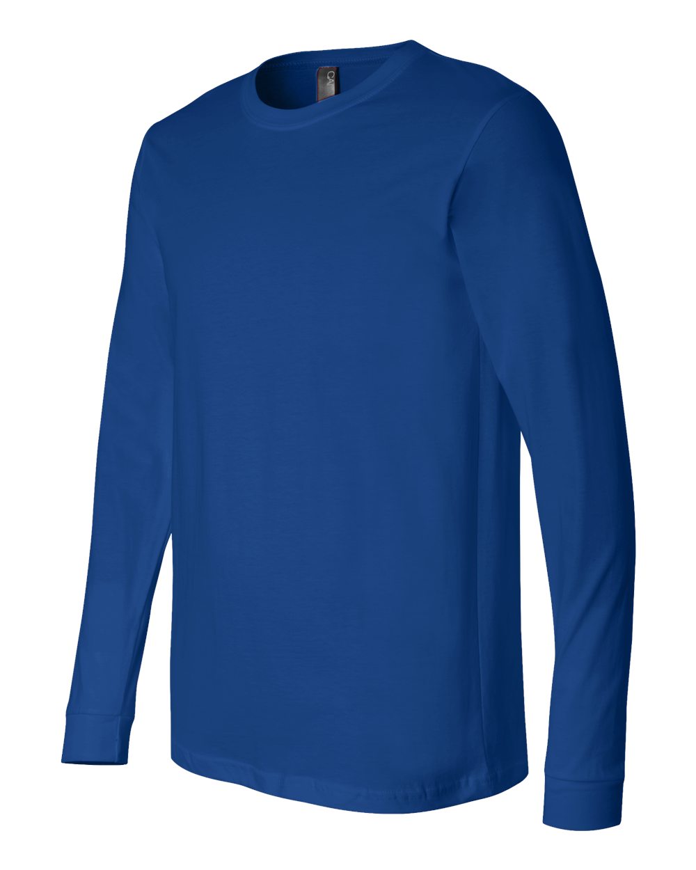 Unisex Jersey Long Sleeve Tee - Side - B05606752 - True Royal