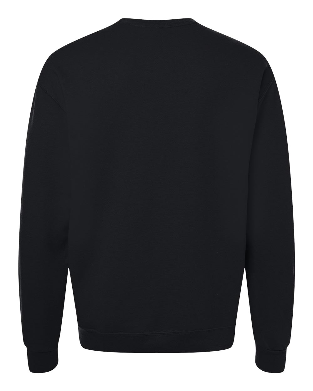 Unisex Ultimate CVC Crewneck Sweatshirt - Back - B01735503 - Black Ink