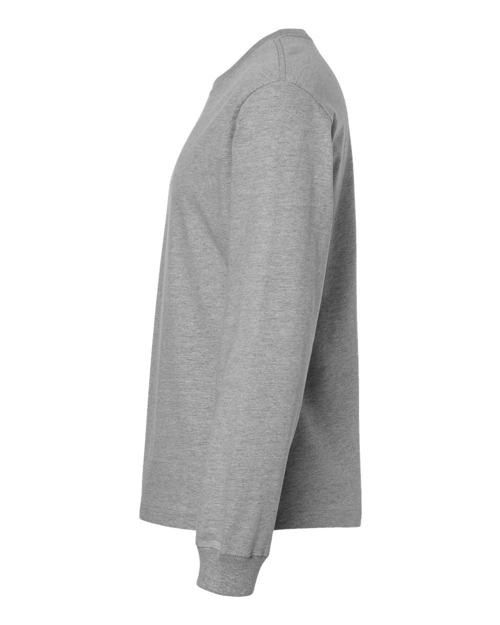 Unisex 7.5 oz Heavyweight Long Sleeve Tee - DirectSide - B06706022 - Athletic Heather