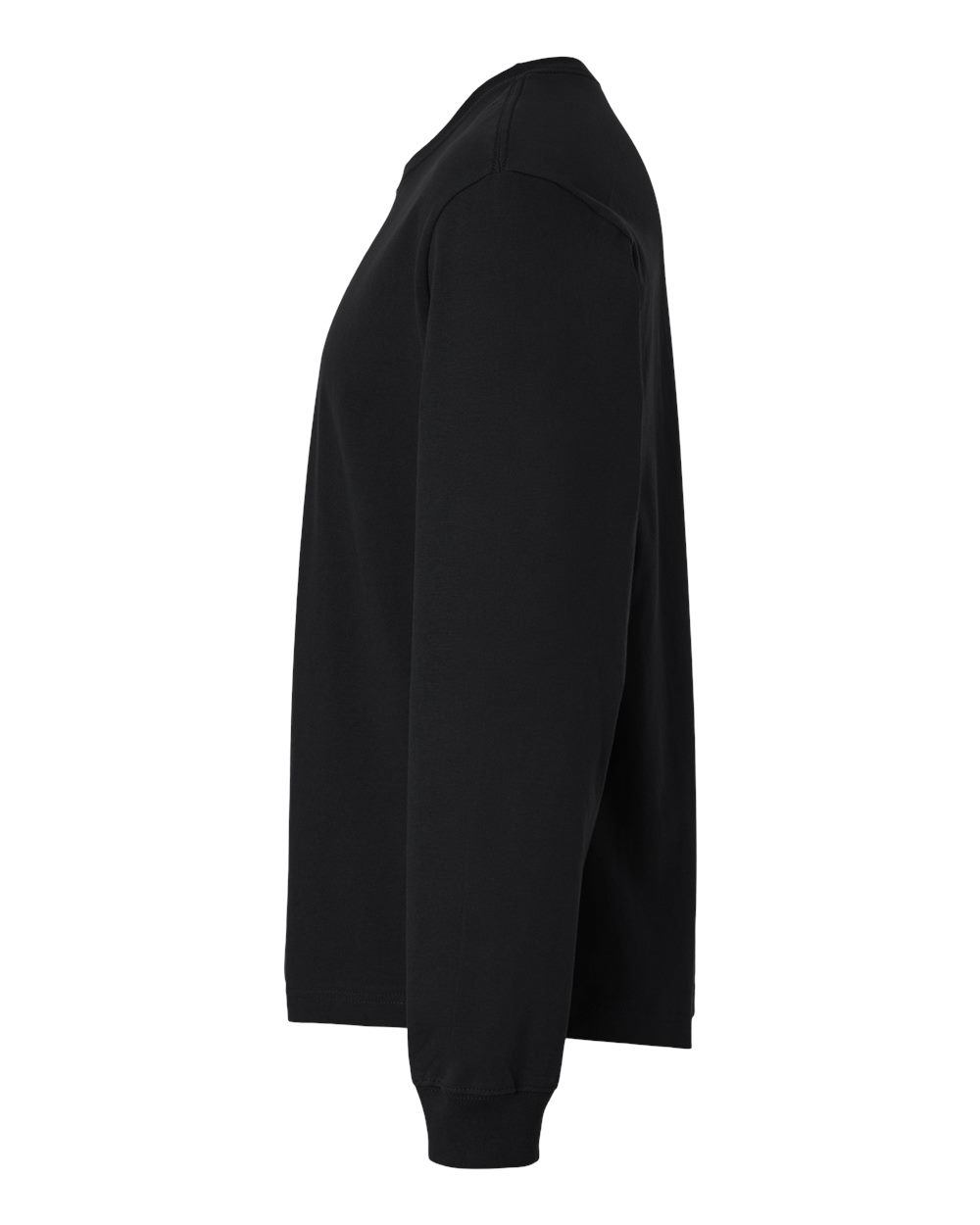 Unisex 7.5 oz Heavyweight Long Sleeve Tee - DirectSide - B06706502 - Black