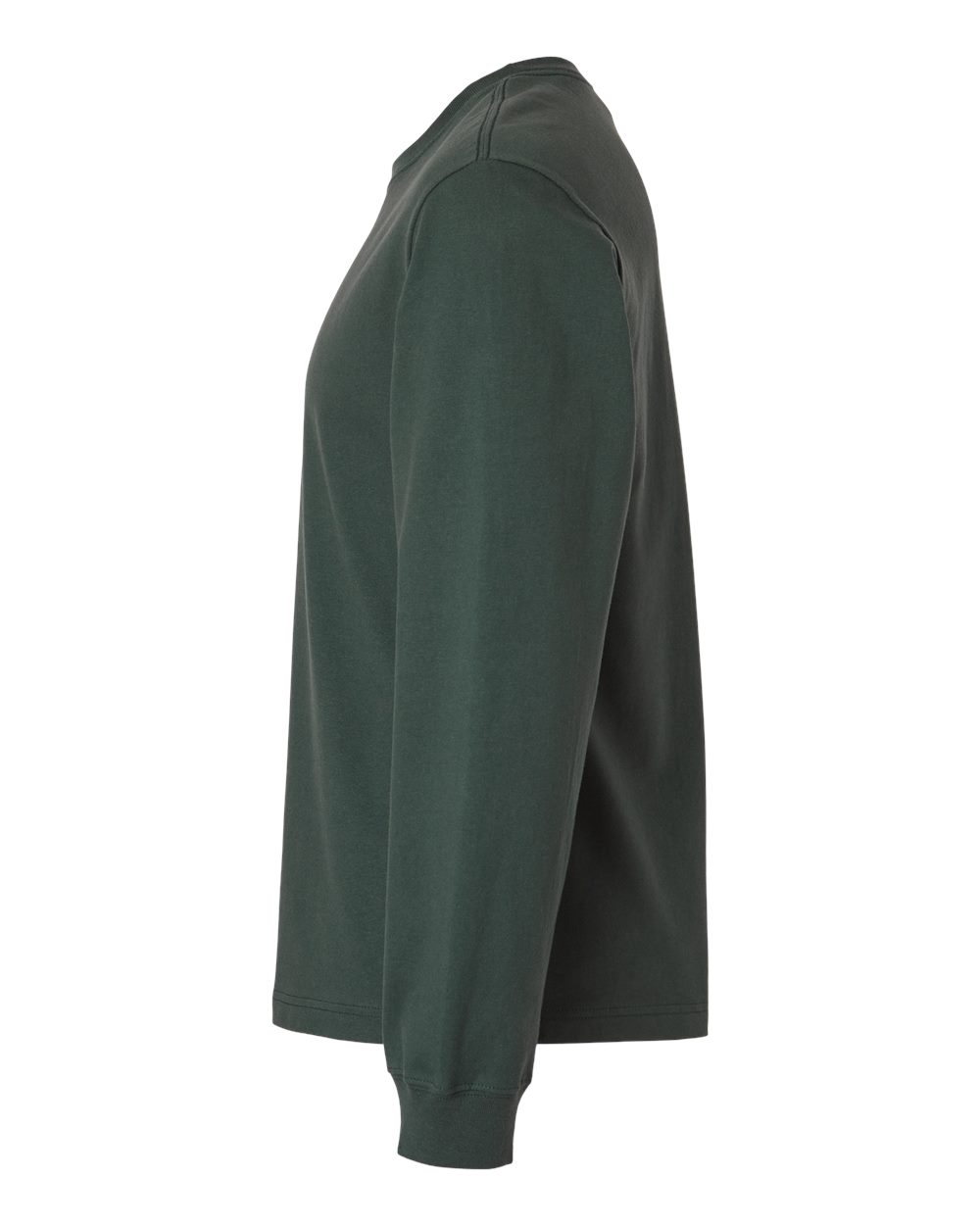 Unisex 7.5 oz Heavyweight Long Sleeve Tee - DirectSide - B06706542 - Hunter Green