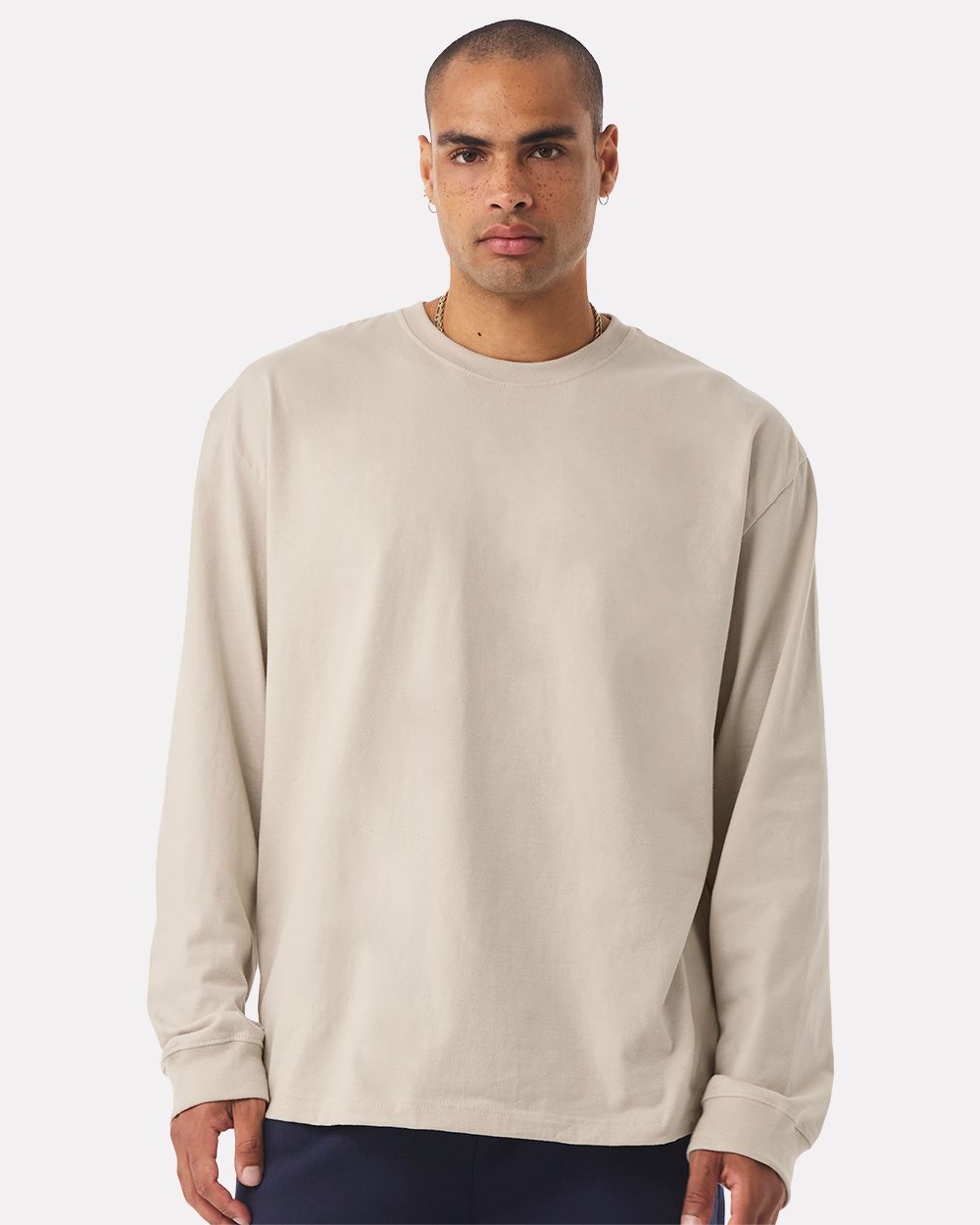 Unisex 7.5 oz Heavyweight Long Sleeve Tee - styleImage