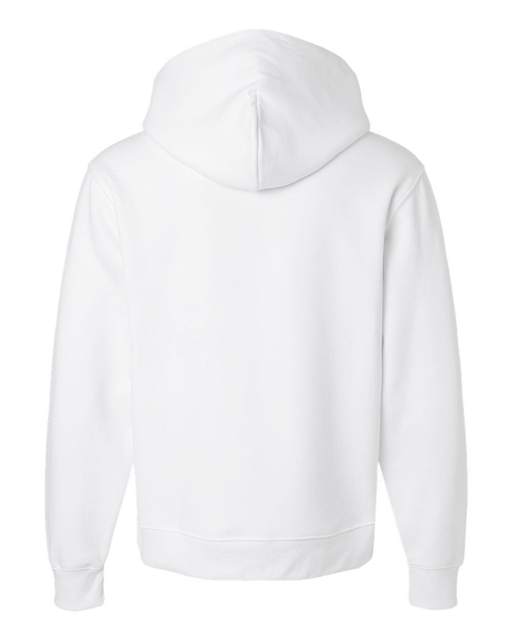 Unisex 10 oz. Heavyweight Hoodie - Back - B07006002 - White