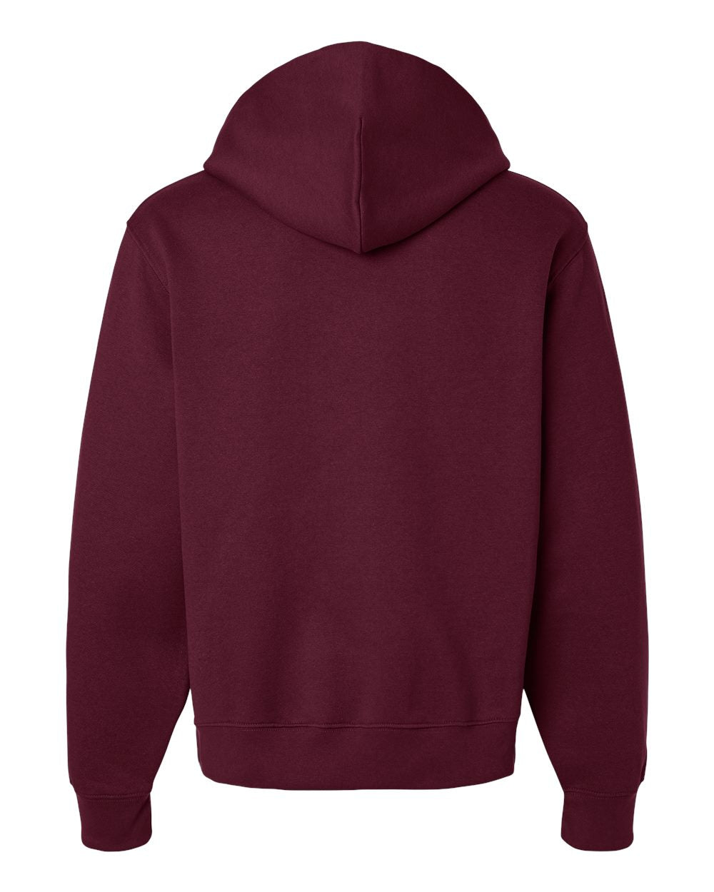 Unisex 10 oz. Heavyweight Hoodie - Back - B07006532 - Maroon