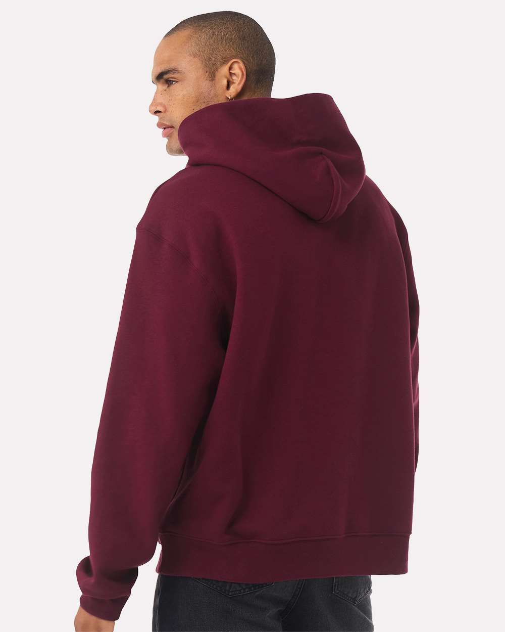 Unisex 10 oz. Heavyweight Hoodie - OnModelBack - B07006532 - Maroon