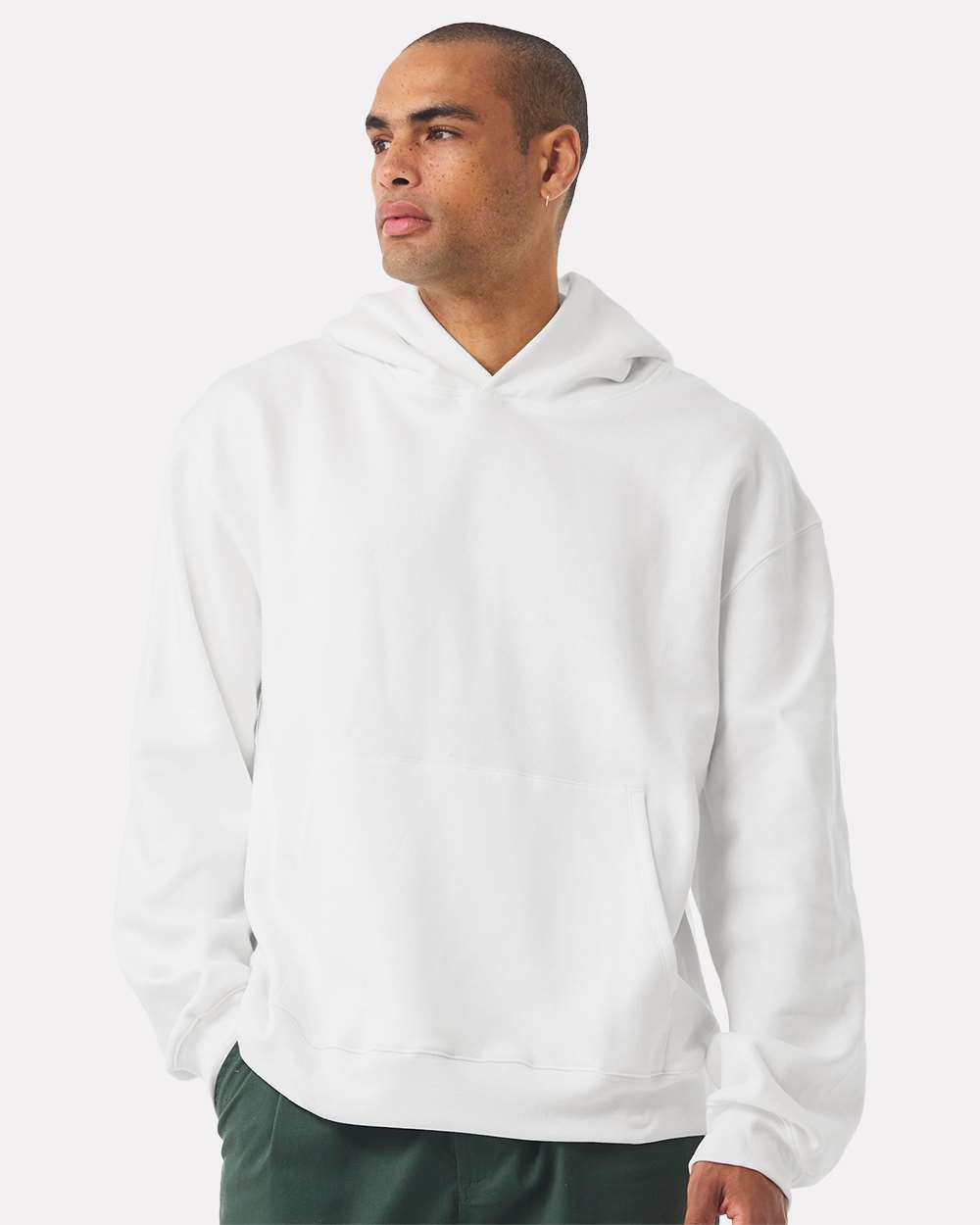 Unisex 10 oz. Heavyweight Hoodie - OnModelFront - B07006002 - White