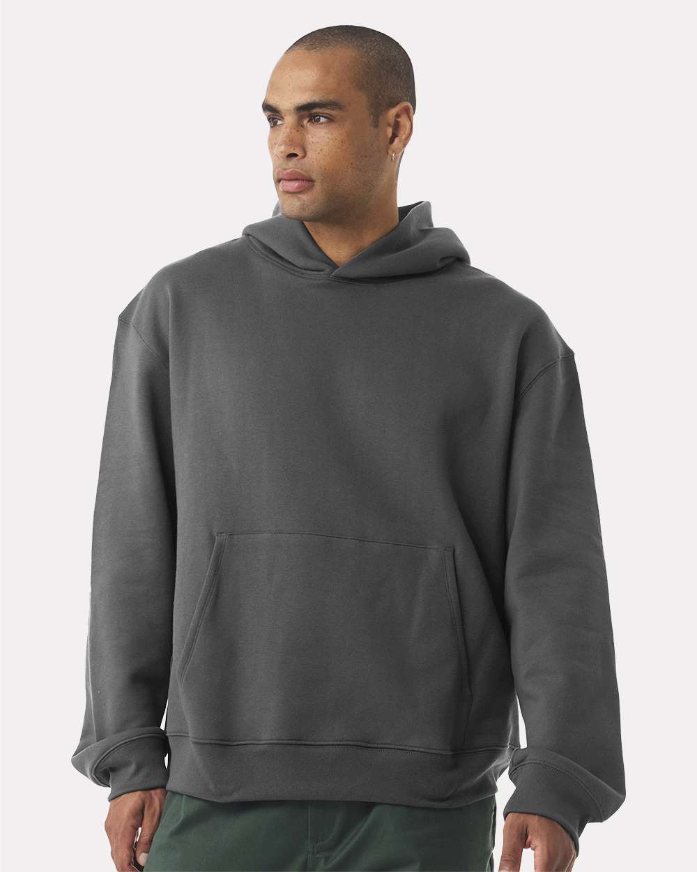 Unisex 10 oz. Heavyweight Hoodie - OnModelFront - B07006122 - Asphalt