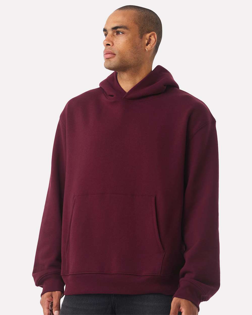 Unisex 10 oz. Heavyweight Hoodie - OnModelFront - B07006532 - Maroon