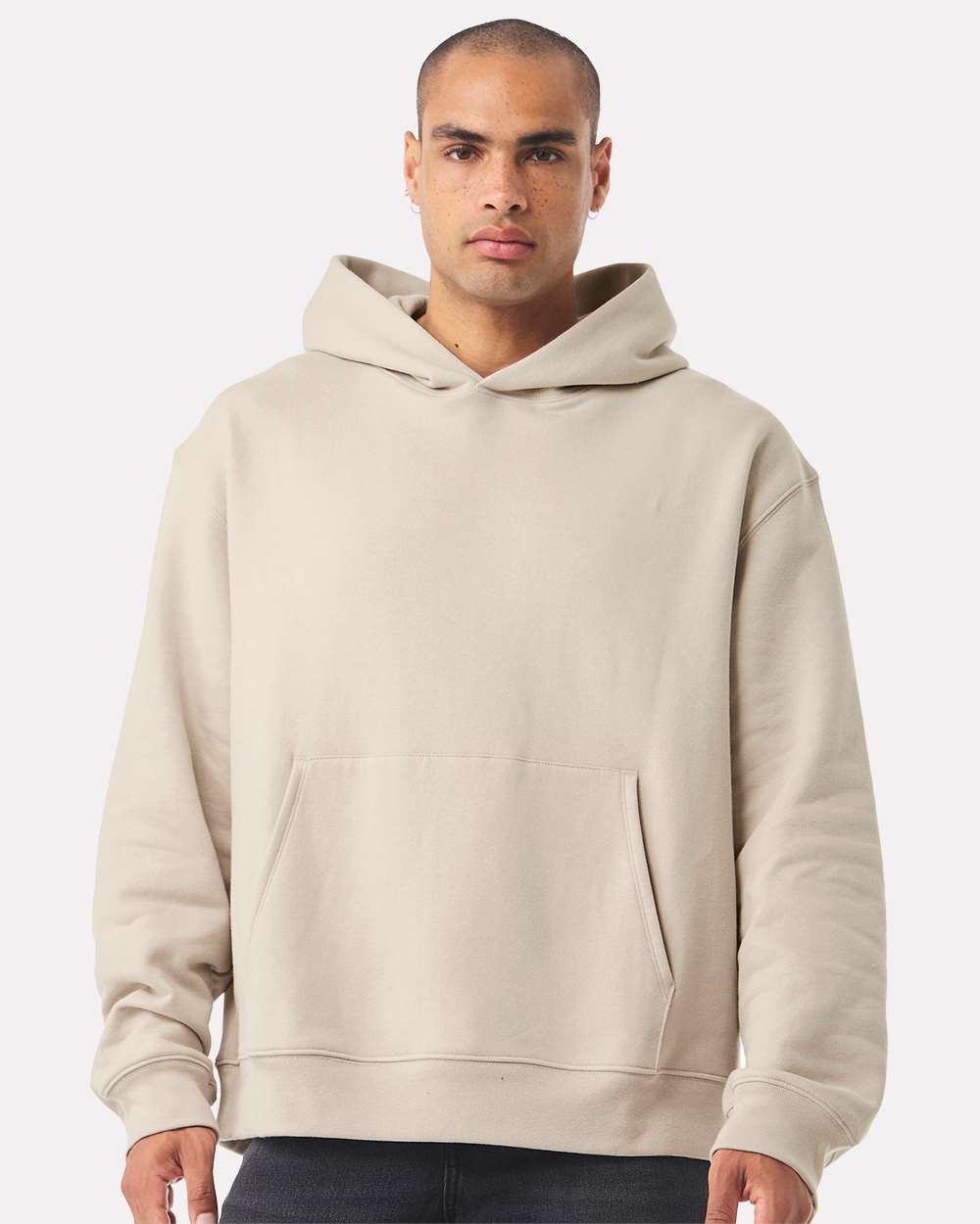 Unisex 10 oz. Heavyweight Hoodie - OnModelFront - B07006892 - Dust