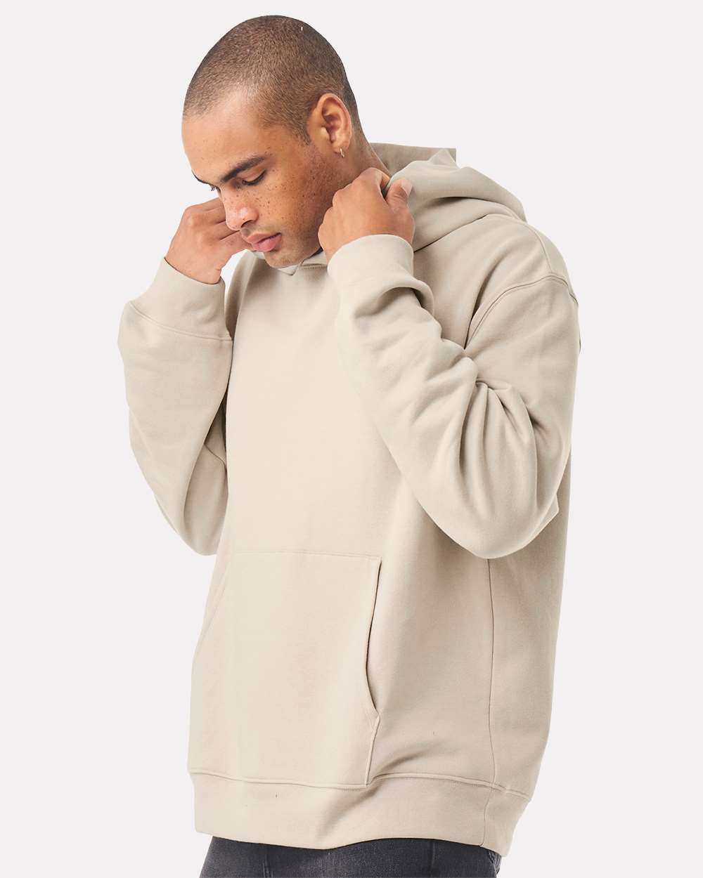 Unisex 10 oz. Heavyweight Hoodie - OnModelSide - B07006892 - Dust