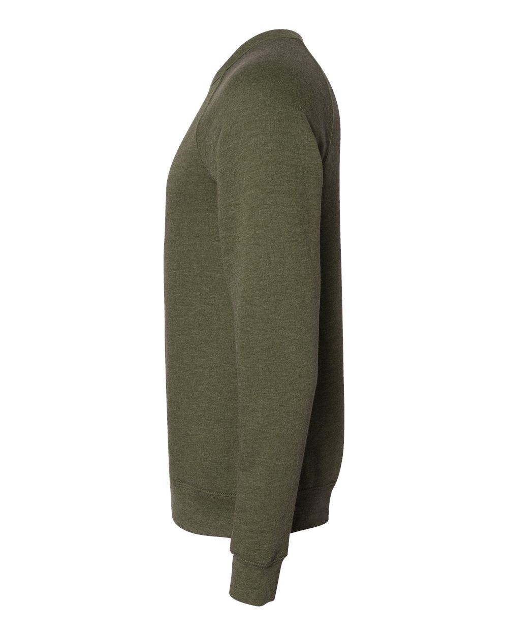 Unisex Sponge Fleece Raglan Crewneck Sweatshirt - DirectSide - B85106032 - Heather Olive
