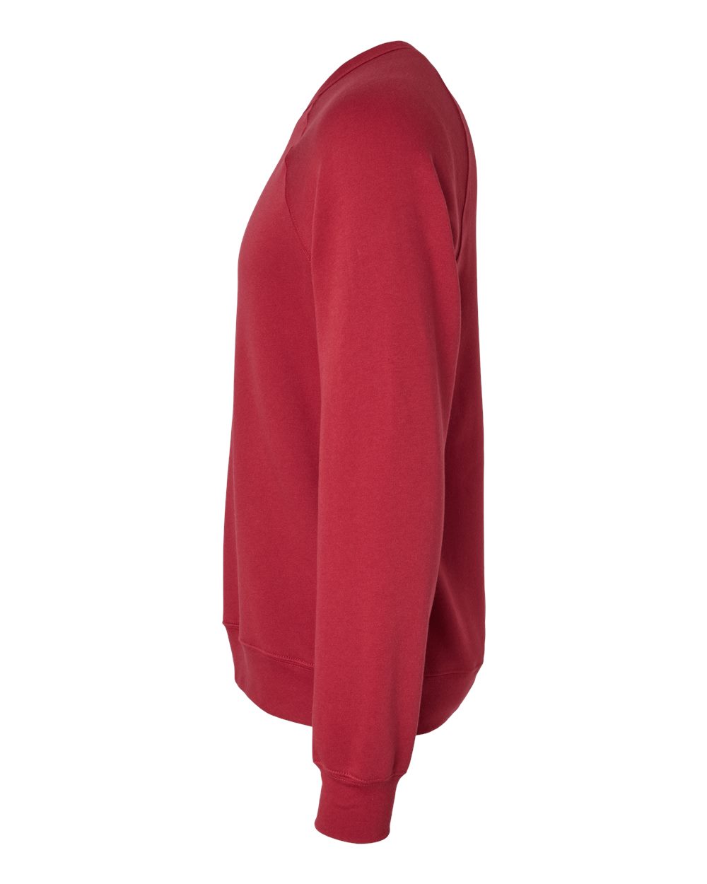 Unisex Sponge Fleece Raglan Crewneck Sweatshirt - DirectSide - B85106642 - Cardinal