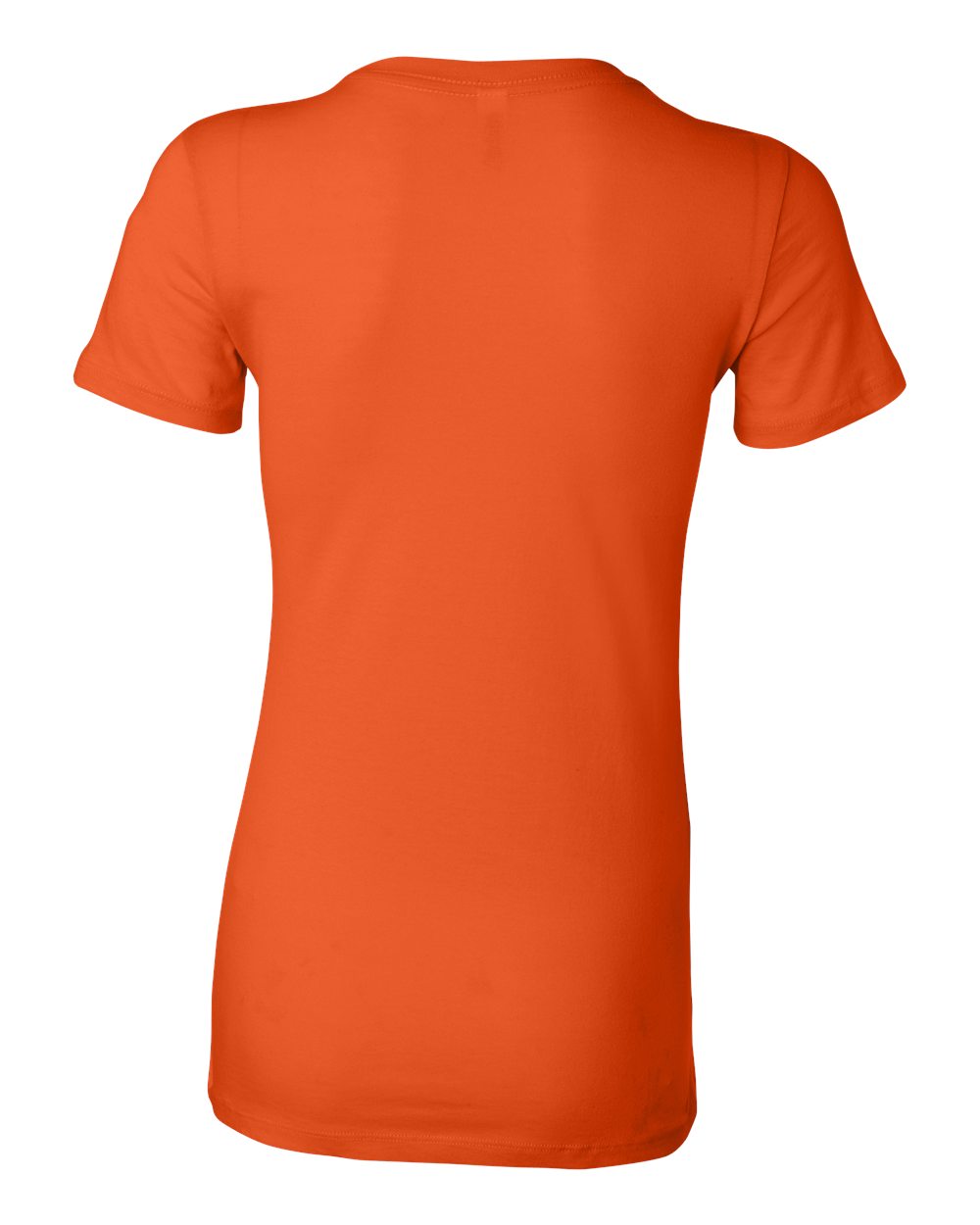 Women's Slim Fit Tee - Back - B50306663 - Orange