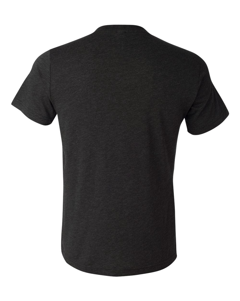 Unisex Triblend V-Neck Tee - Back - B02006092 - Charcoal Black Triblend