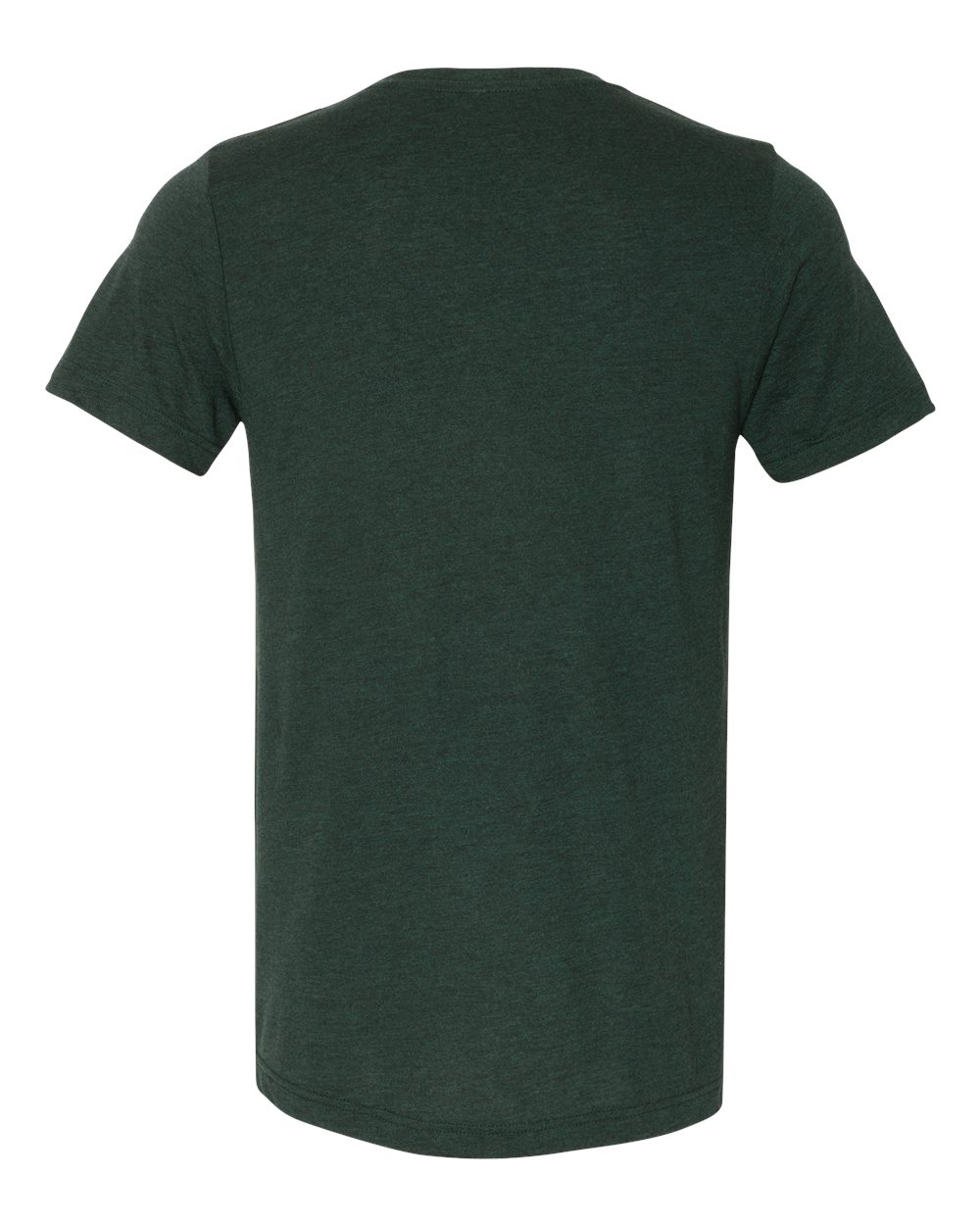 Unisex Triblend V-Neck Tee - Back - B02006232 - Emerald Triblend