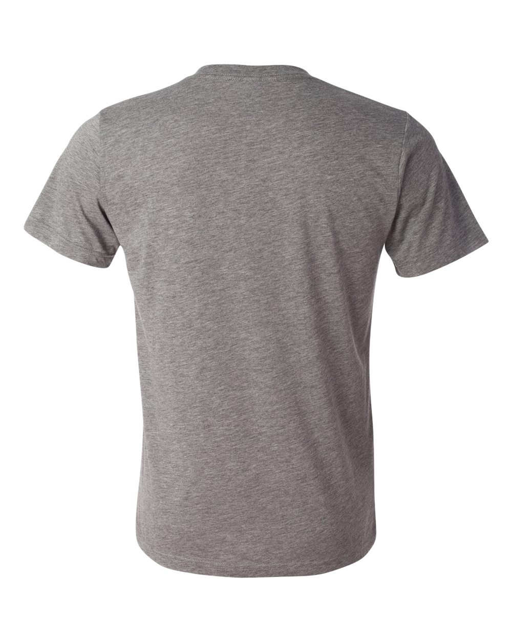 Unisex Triblend V-Neck Tee - Back - B02006582 - Grey Triblend