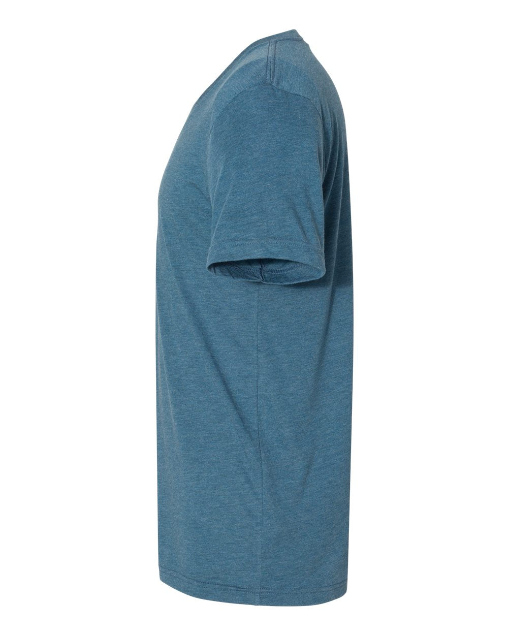 Unisex Triblend V-Neck Tee - DirectSide - B02006682 - Steel Blue Triblend