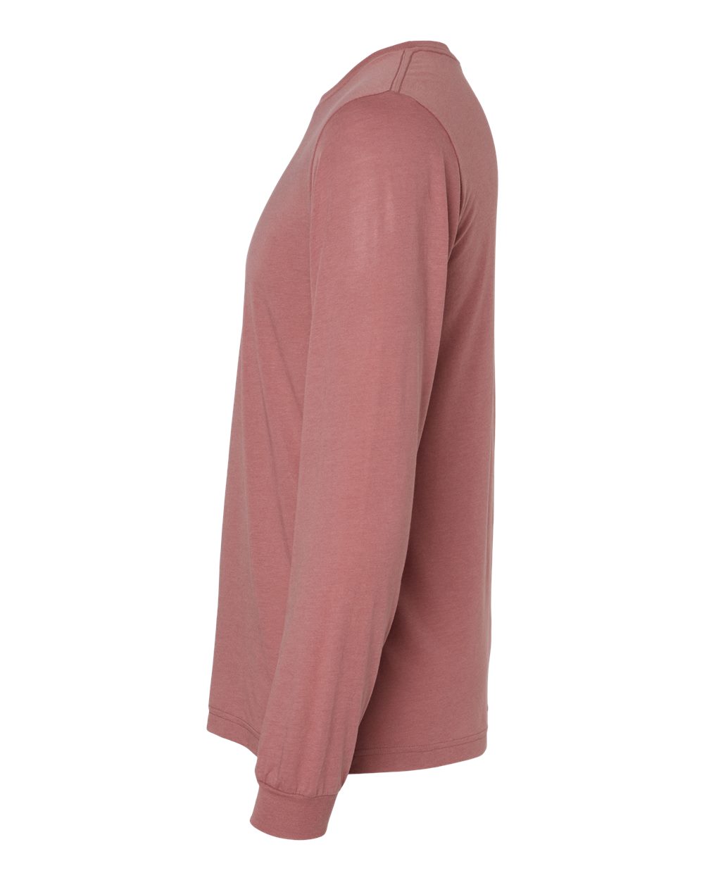 Unisex Triblend Long Sleeve Tee - DirectSide - B11606322 - Mauve Triblend