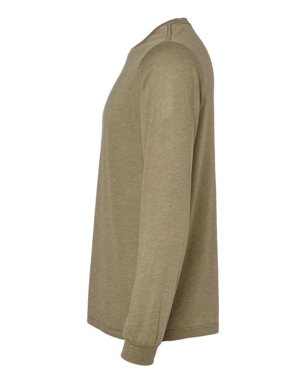 Unisex Triblend Long Sleeve Tee - DirectSide - B11606372 - Olive Triblend